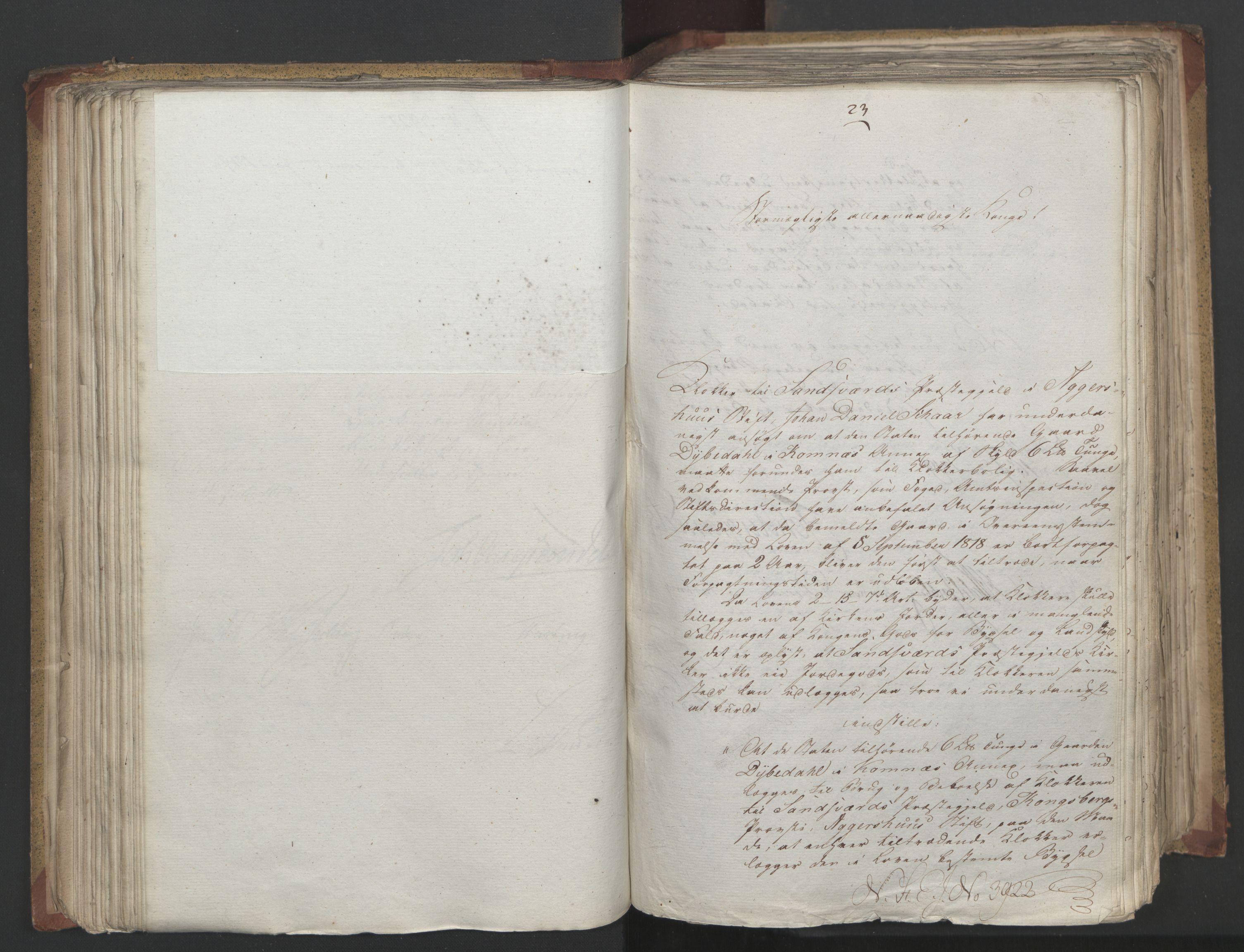 Statsrådsavdelingen i Stockholm, AV/RA-S-1003/D/Da/L0019: Regjeringsinnstillinger nr. 3856-4052, 1819, s. 147