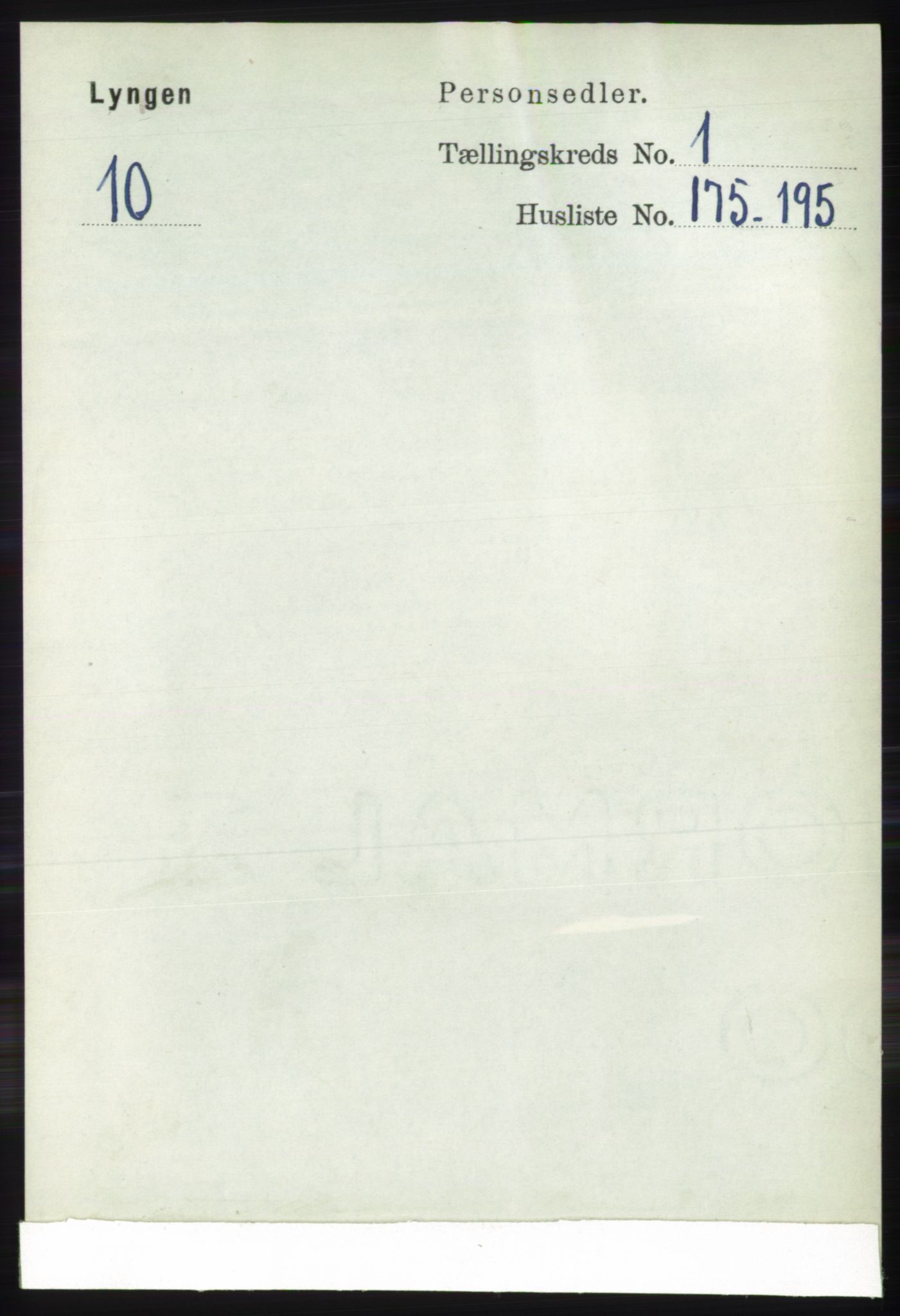 RA, Folketelling 1891 for 1938 Lyngen herred, 1891, s. 1430