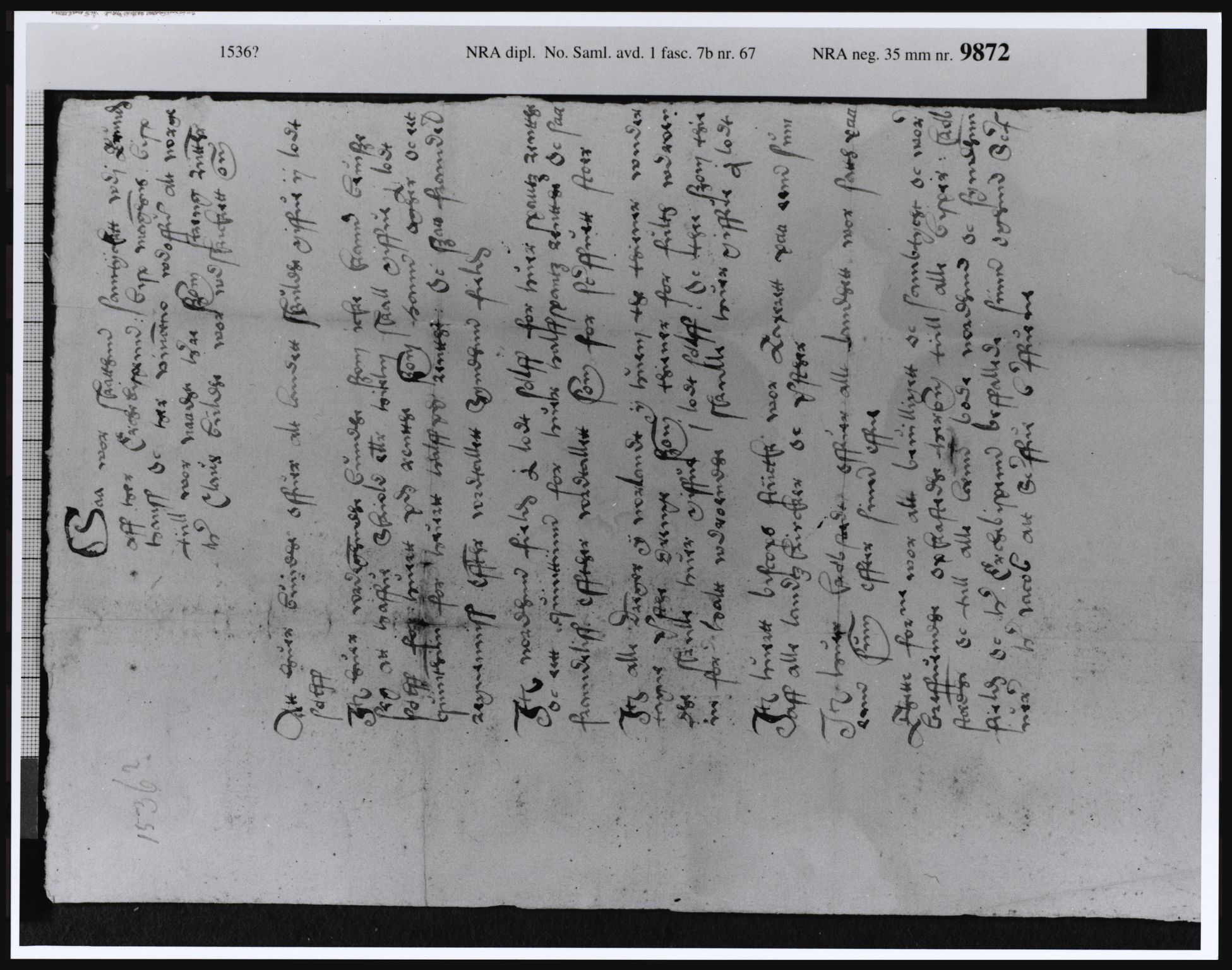 Riksarkivets diplomsamling, AV/RA-EA-5965/F10, 1309-1569, s. 37