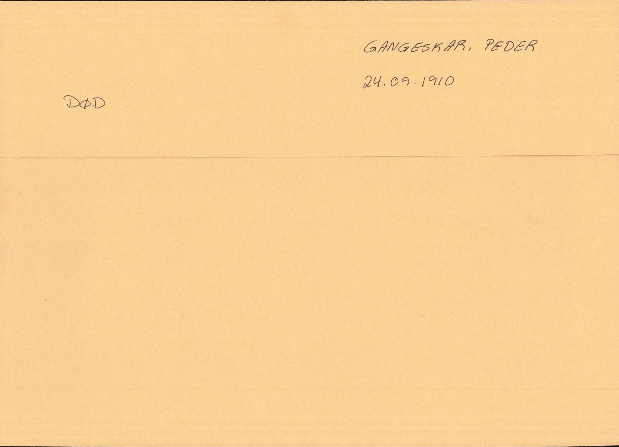 Forsvaret, Forsvarets overkommando/Luftforsvarsstaben, RA/RAFA-4079/P/Pa/L0024: Personellpapirer, 1910, s. 265