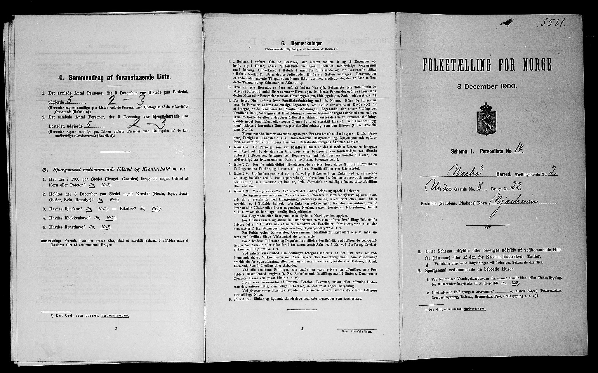 SAST, Folketelling 1900 for 1119 Nærbø herred, 1900, s. 233
