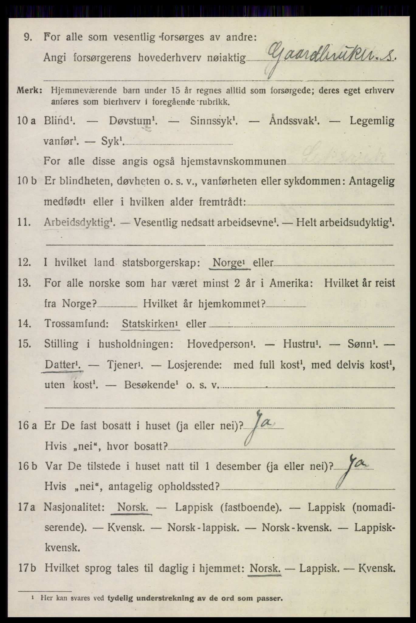 SAT, Folketelling 1920 for 1718 Leksvik herred, 1920, s. 3515