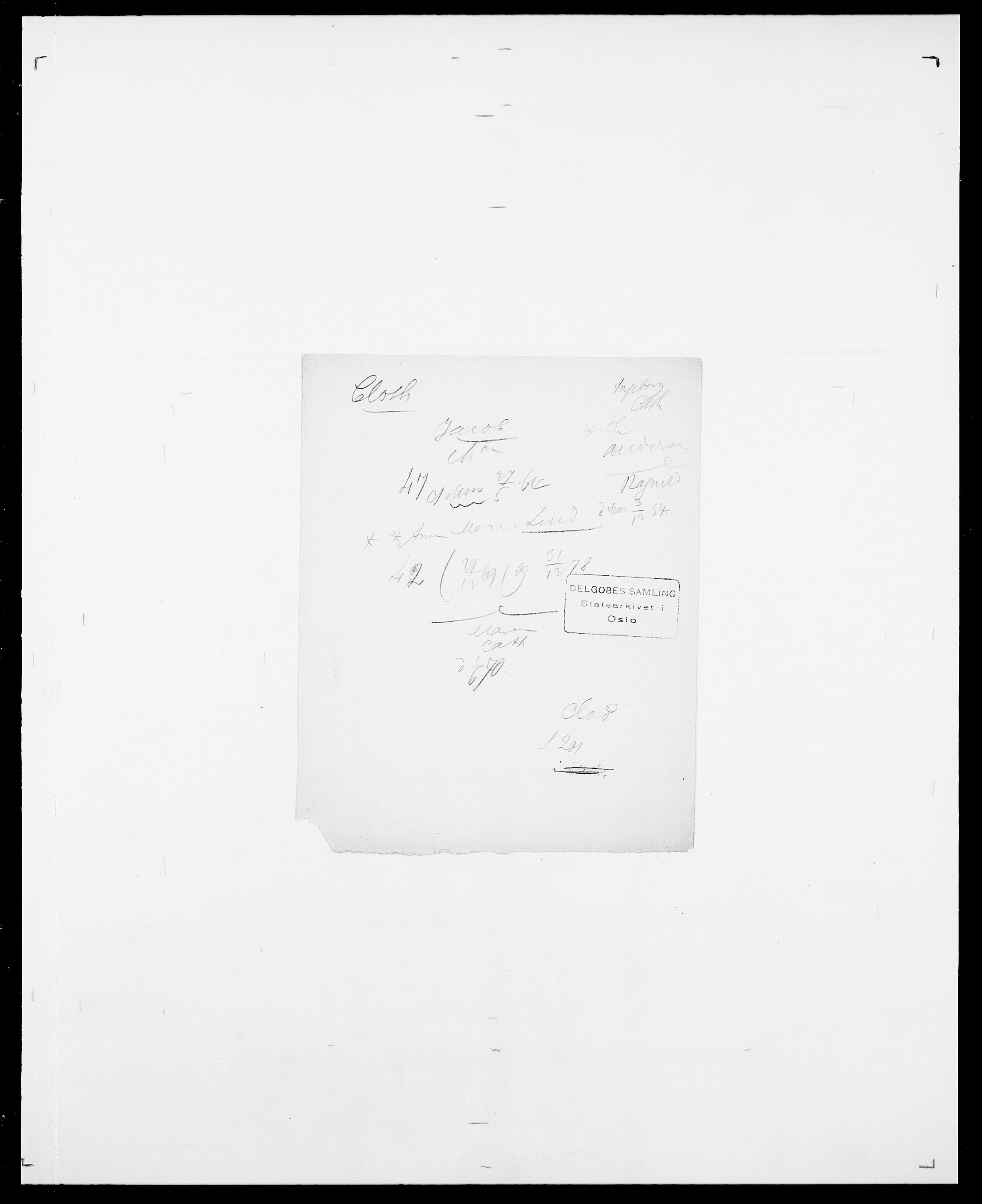 Delgobe, Charles Antoine - samling, SAO/PAO-0038/D/Da/L0008: Capjon - Dagenbolt, s. 384
