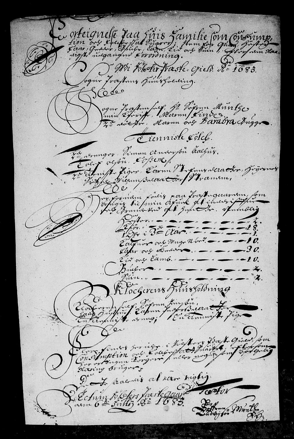 Rentekammeret inntil 1814, Reviderte regnskaper, Stiftamtstueregnskaper, Bergen stiftamt, AV/RA-EA-6043/R/Rc/L0067: Bergen stiftamt, 1672-1685