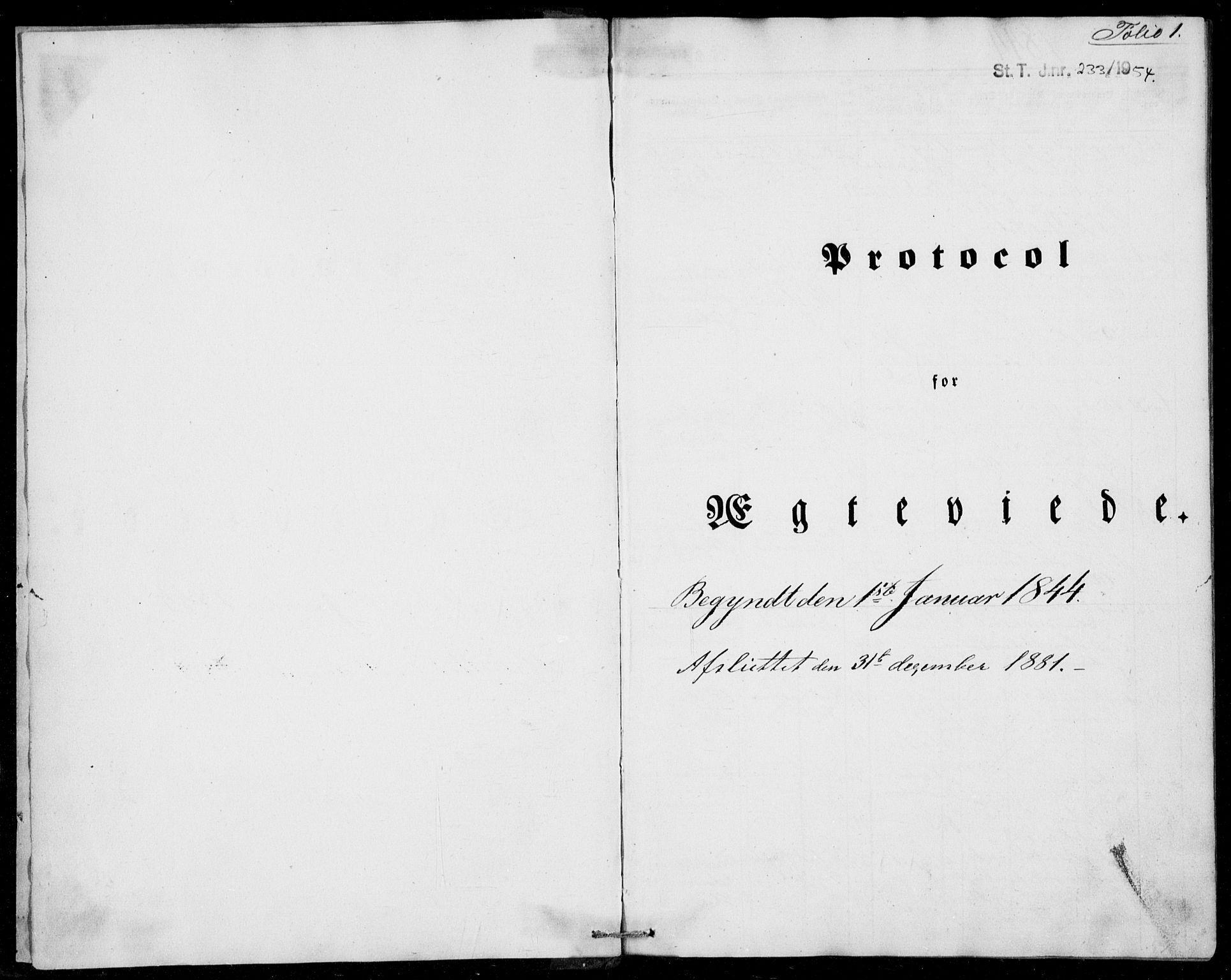 Ministerialprotokoller, klokkerbøker og fødselsregistre - Møre og Romsdal, AV/SAT-A-1454/520/L0276: Ministerialbok nr. 520A06, 1844-1881, s. 1