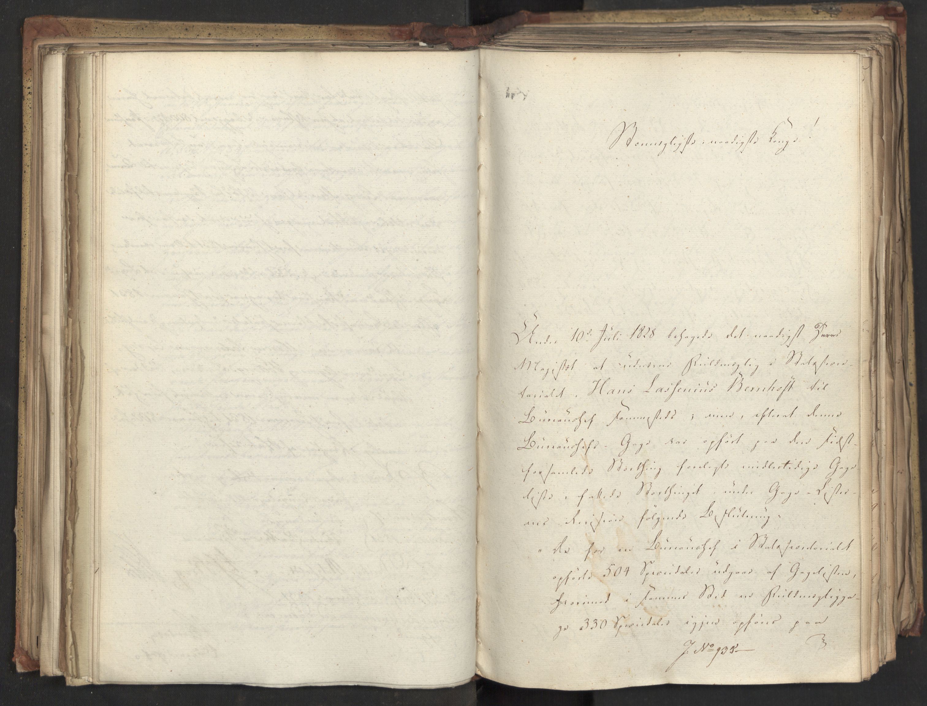 Statsrådsavdelingen i Stockholm, AV/RA-S-1003/D/Da/L0069: Regjeringsinnstillinger nr. 877-1046, 1831, s. 220