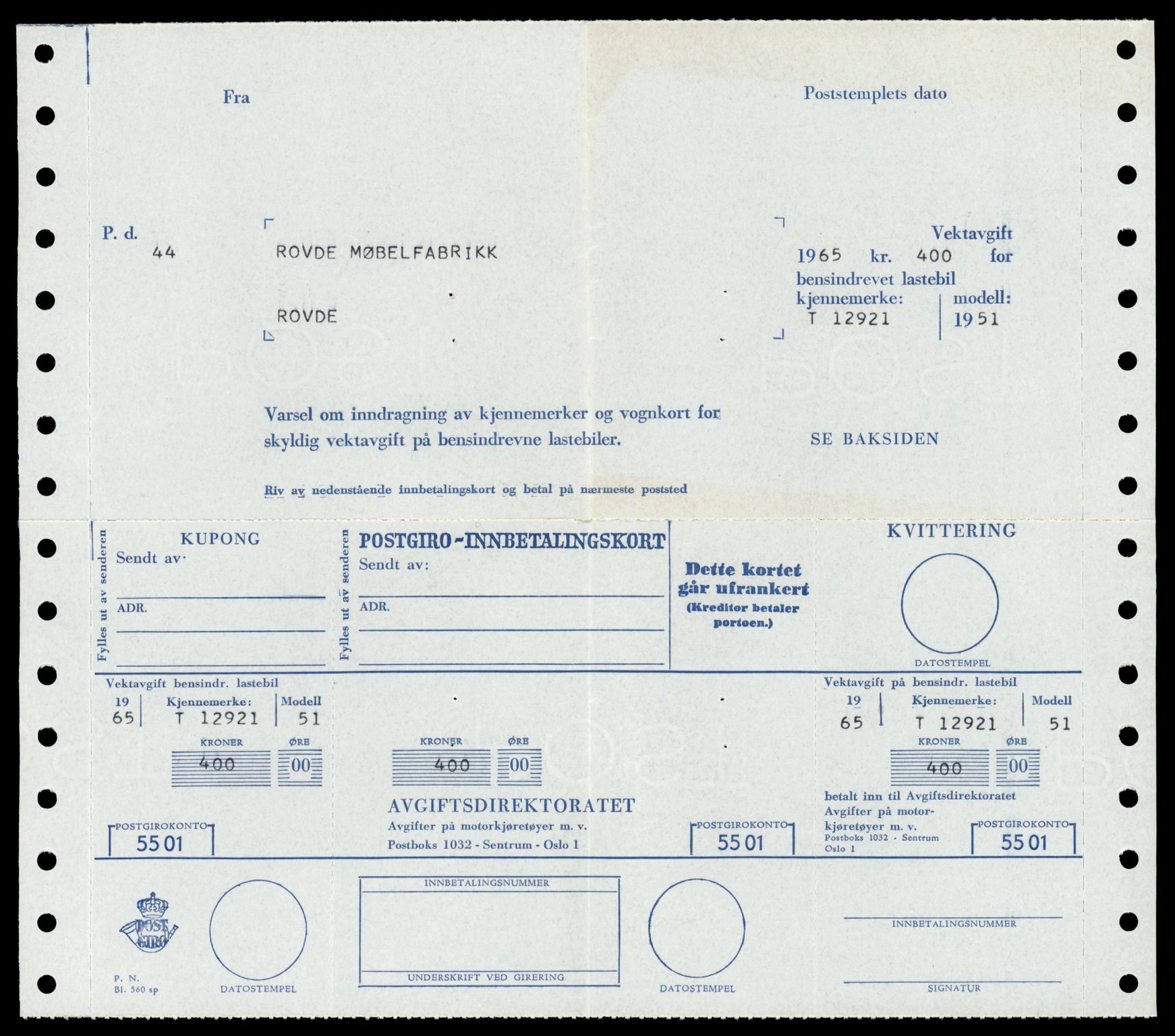 Møre og Romsdal vegkontor - Ålesund trafikkstasjon, AV/SAT-A-4099/F/Fe/L0036: Registreringskort for kjøretøy T 12831 - T 13030, 1927-1998, s. 1437