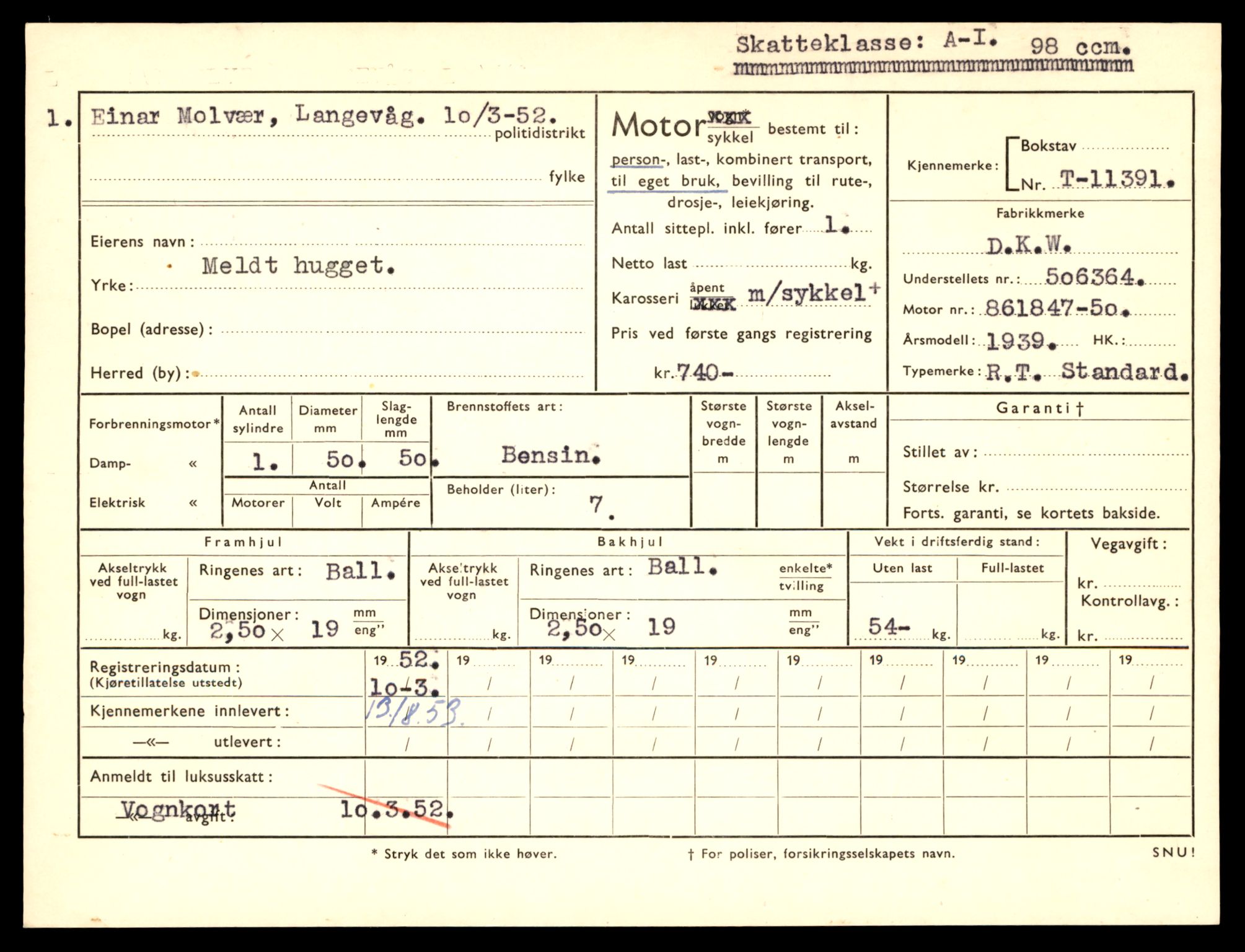 Møre og Romsdal vegkontor - Ålesund trafikkstasjon, AV/SAT-A-4099/F/Fe/L0028: Registreringskort for kjøretøy T 11290 - T 11429, 1927-1998, s. 2245