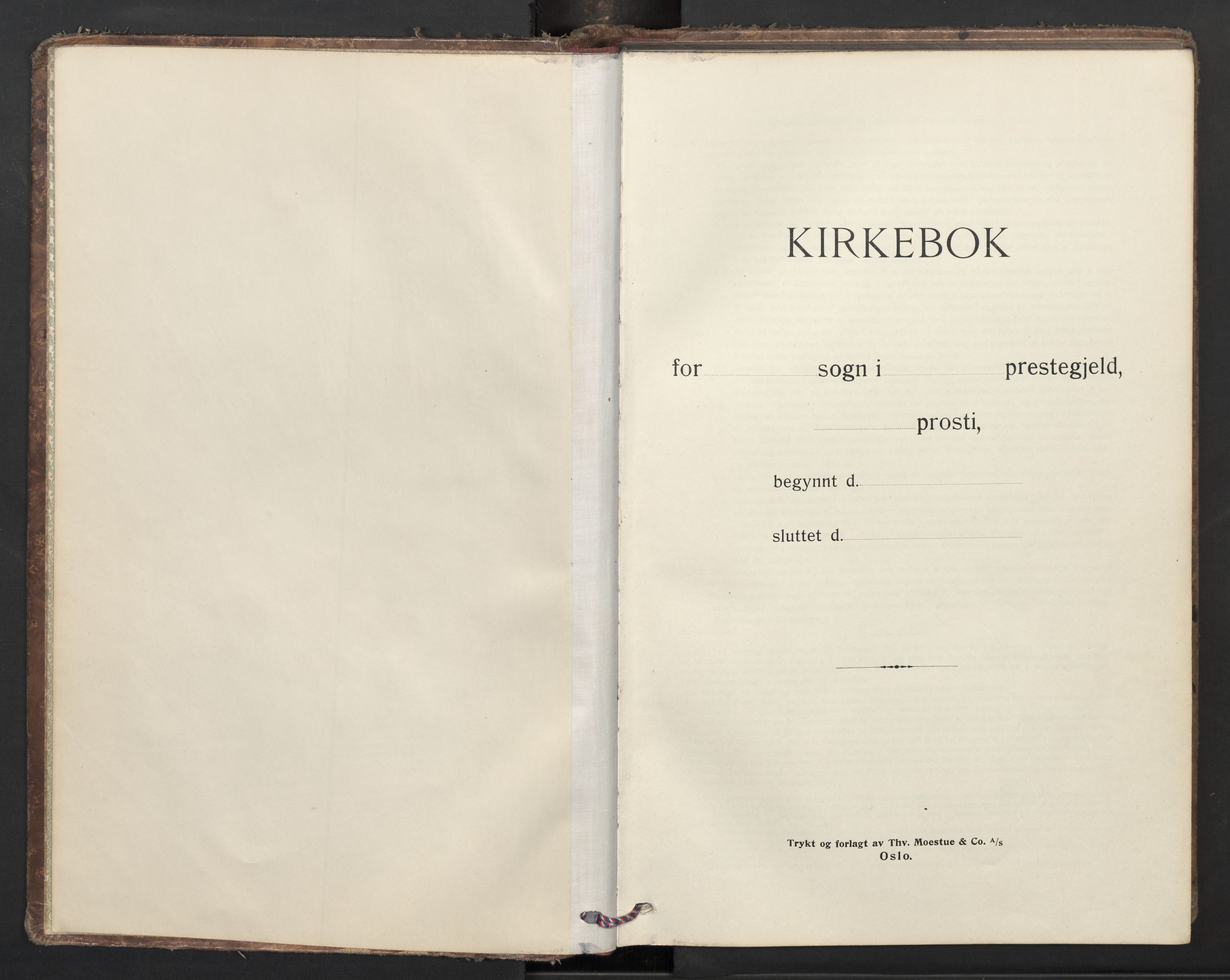 Uranienborg prestekontor Kirkebøker, SAO/A-10877/H/Ha/L0007: Lysningsprotokoll nr. I 7, 1937-1946
