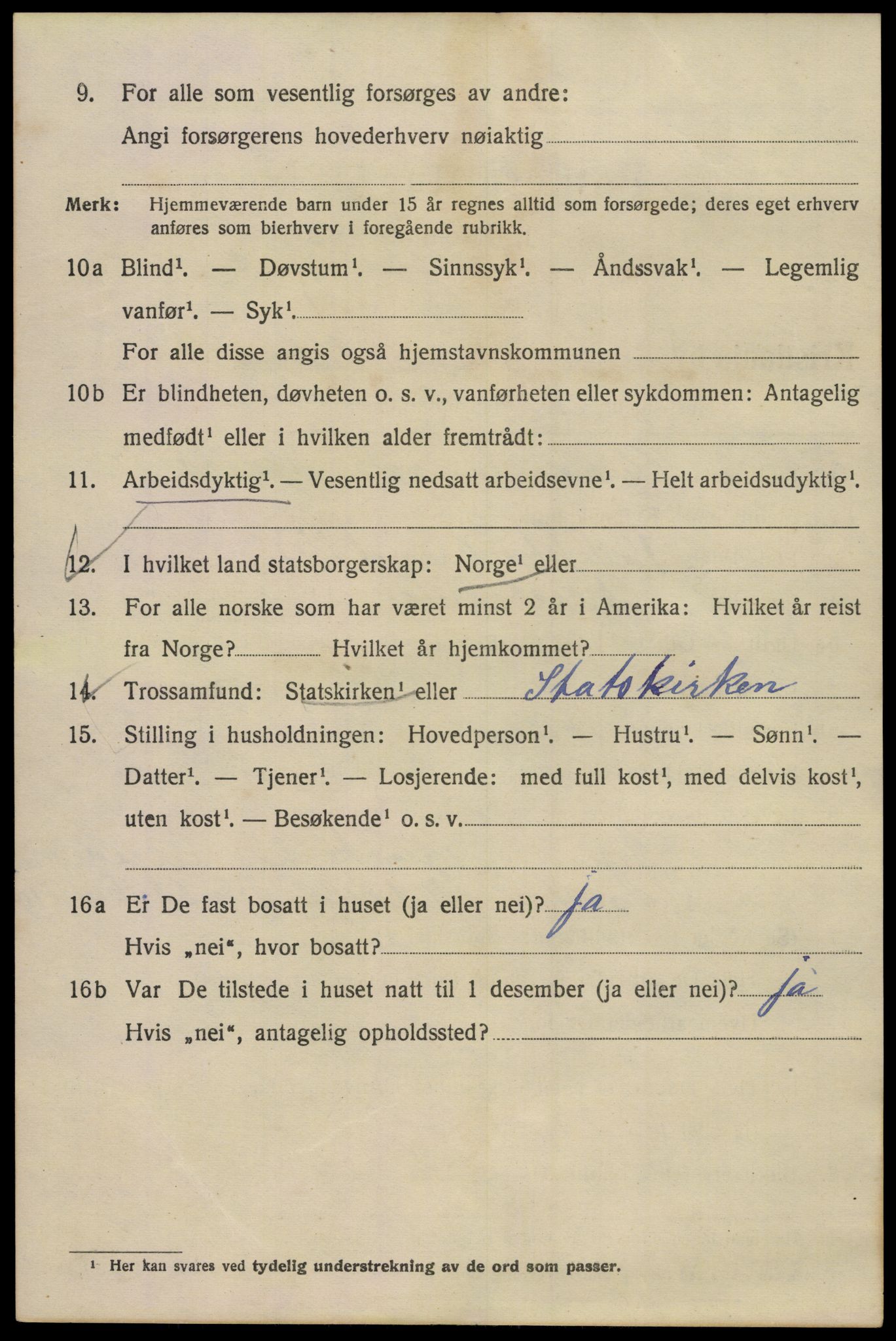 SAO, Folketelling 1920 for 0301 Kristiania kjøpstad, 1920, s. 409080