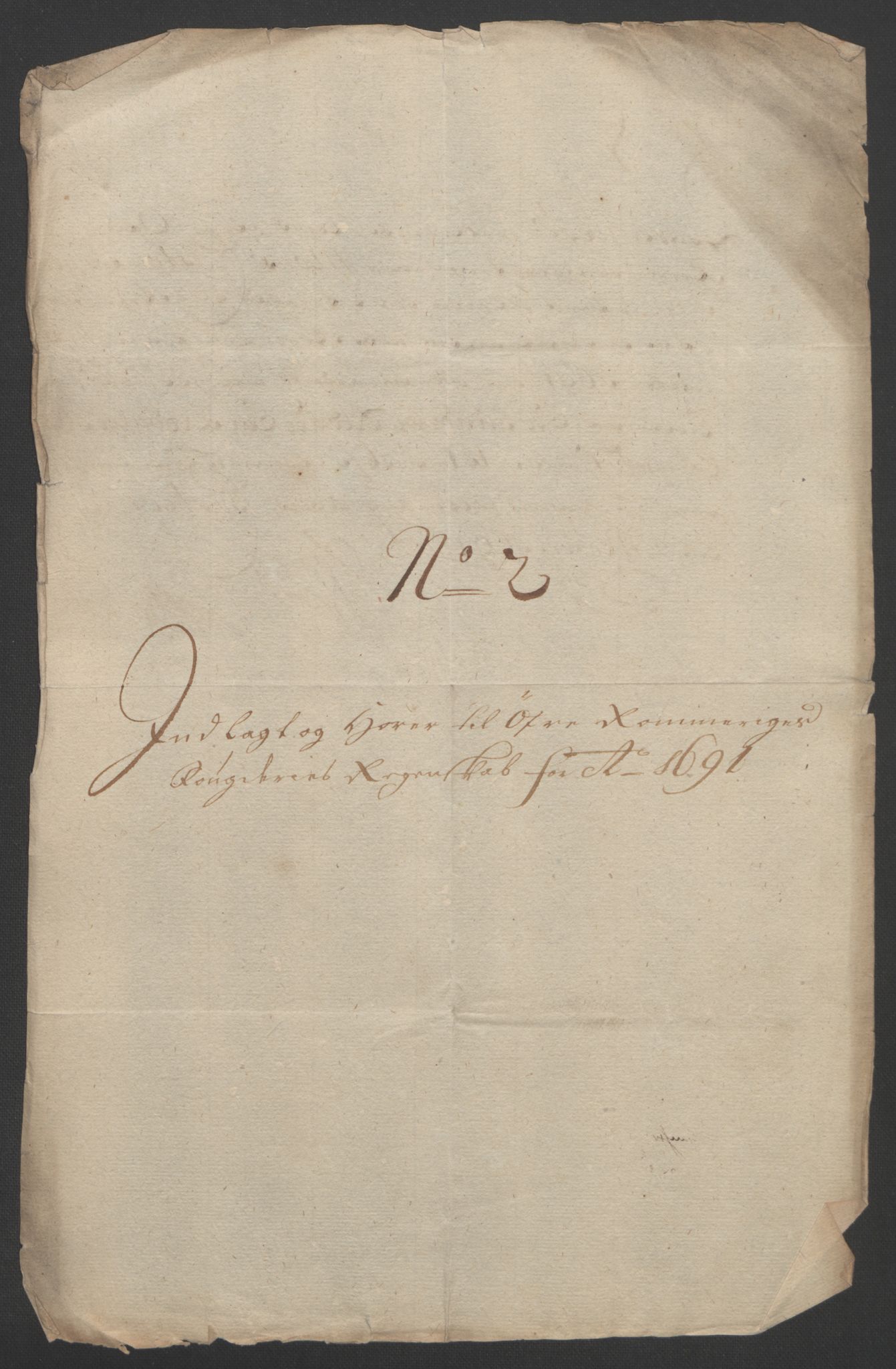 Rentekammeret inntil 1814, Reviderte regnskaper, Fogderegnskap, RA/EA-4092/R12/L0703: Fogderegnskap Øvre Romerike, 1691, s. 260