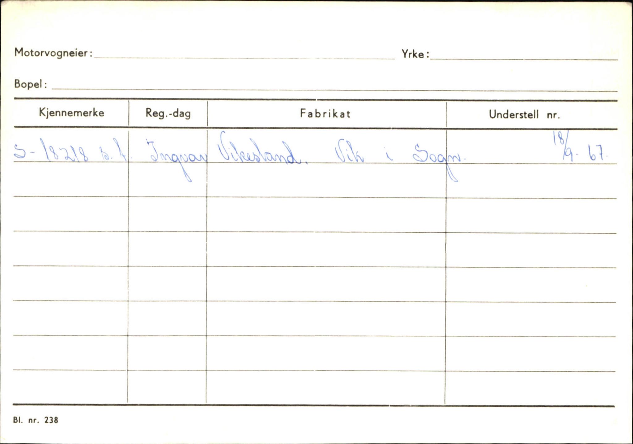 Statens vegvesen, Sogn og Fjordane vegkontor, SAB/A-5301/4/F/L0130: Eigarregister Eid T-Å. Høyanger A-O, 1945-1975, s. 2292