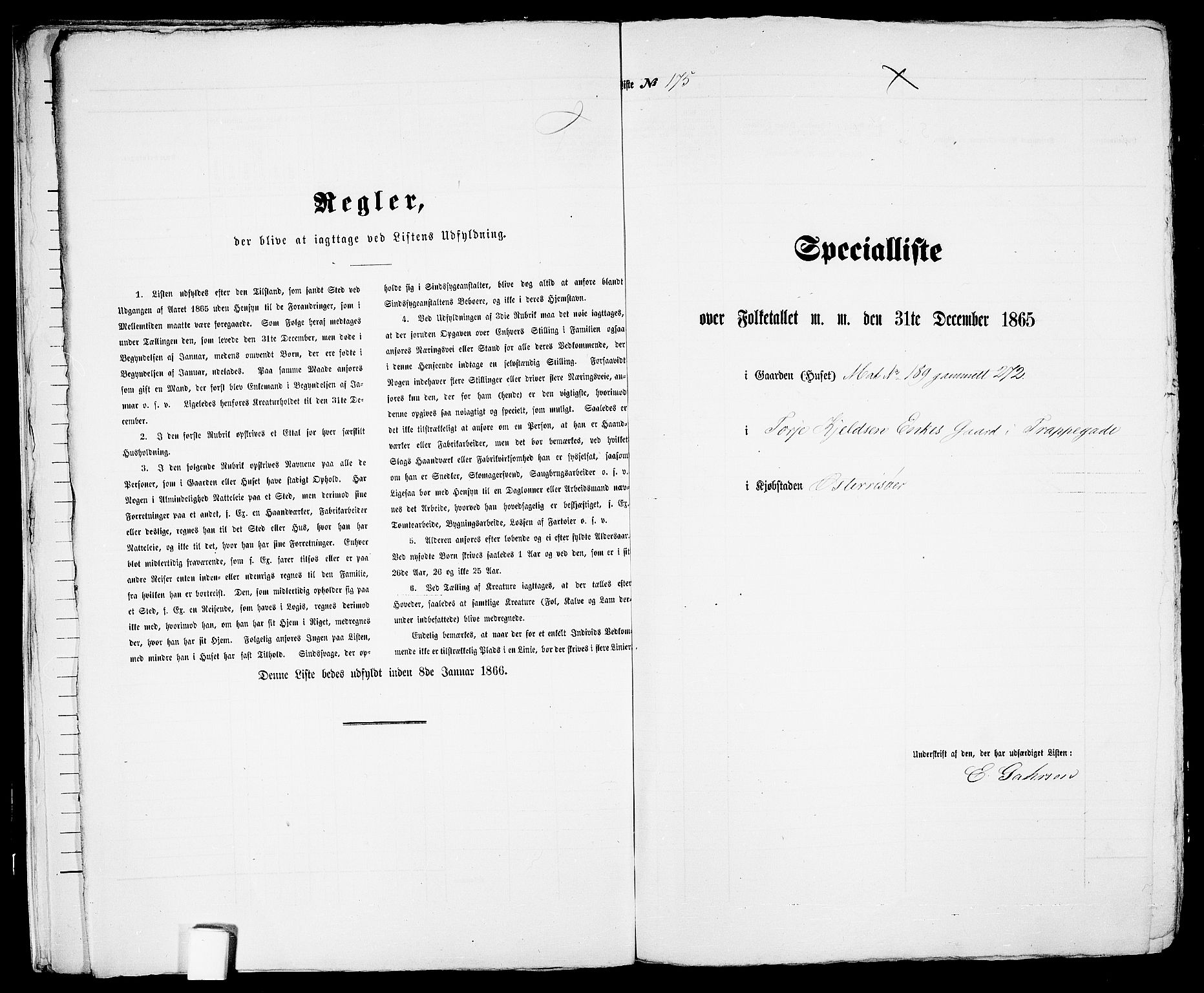 RA, Folketelling 1865 for 0901B Risør prestegjeld, Risør kjøpstad, 1865, s. 361