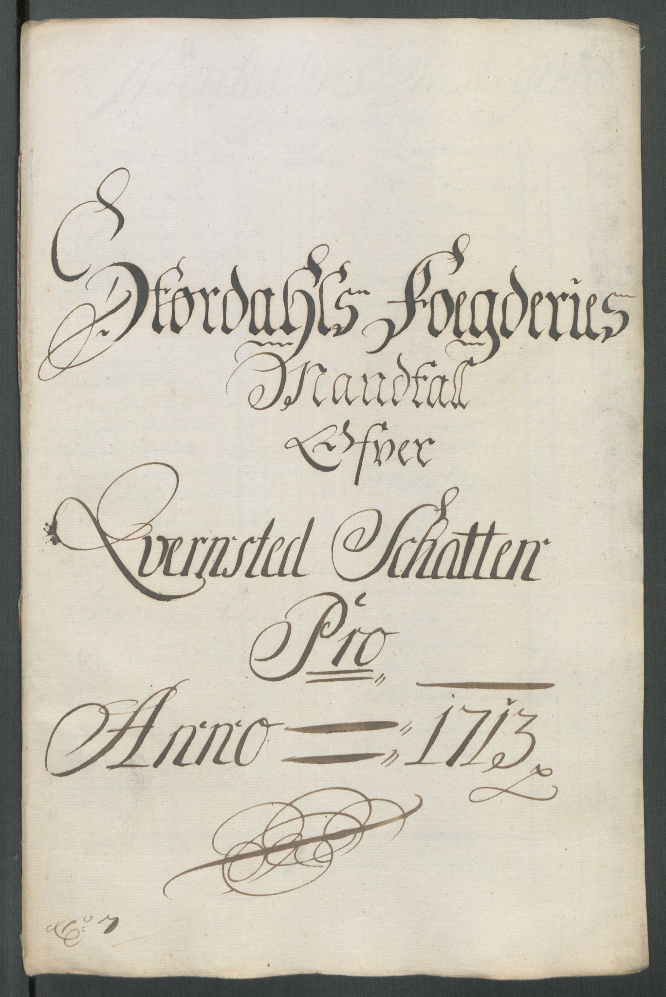 Rentekammeret inntil 1814, Reviderte regnskaper, Fogderegnskap, RA/EA-4092/R62/L4203: Fogderegnskap Stjørdal og Verdal, 1713, s. 129