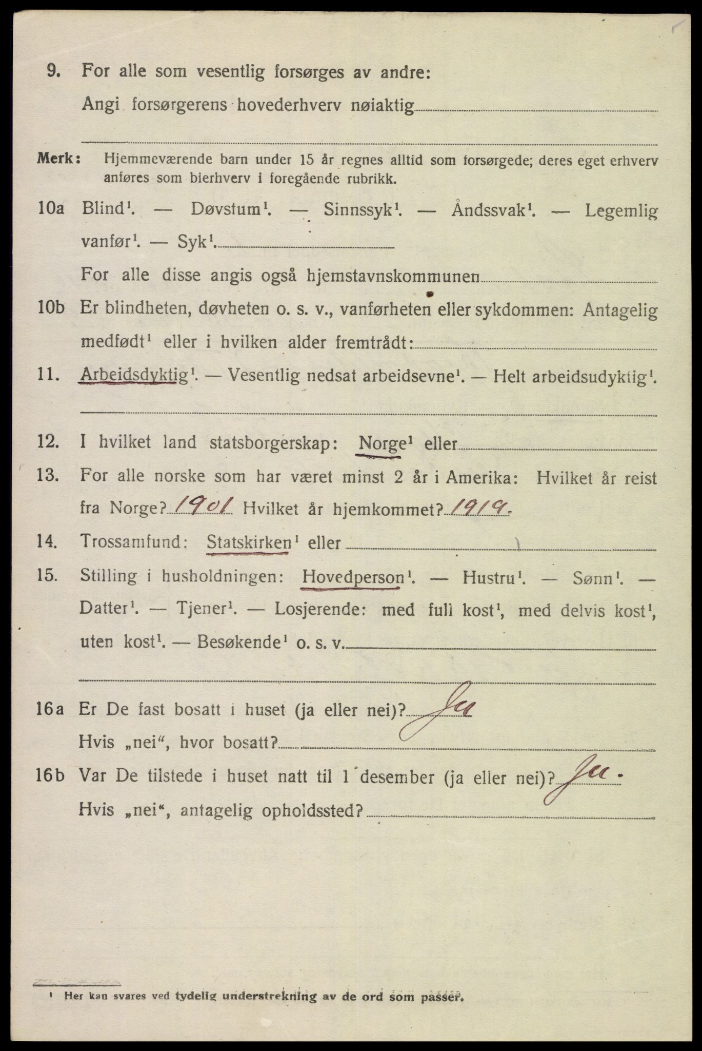 SAK, Folketelling 1920 for 1041 Lista herred, 1920, s. 10938