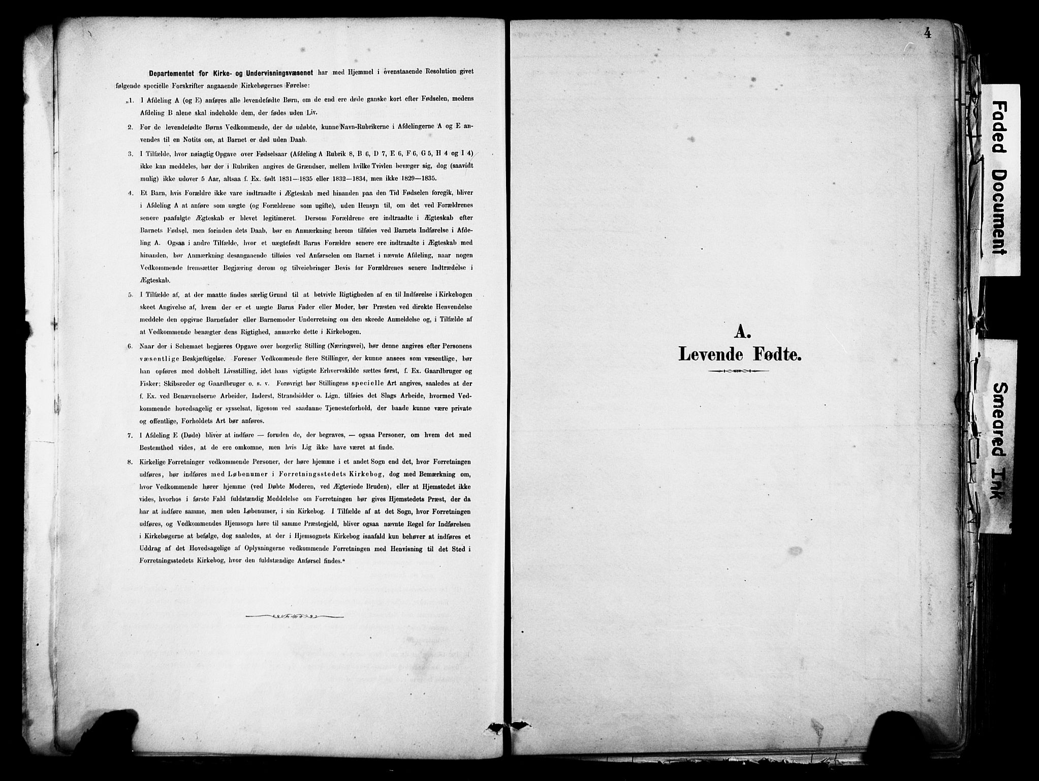 Eid sokneprestembete, AV/SAB-A-82301/H/Haa/Haab/L0001: Ministerialbok nr. B 1, 1879-1906, s. 4