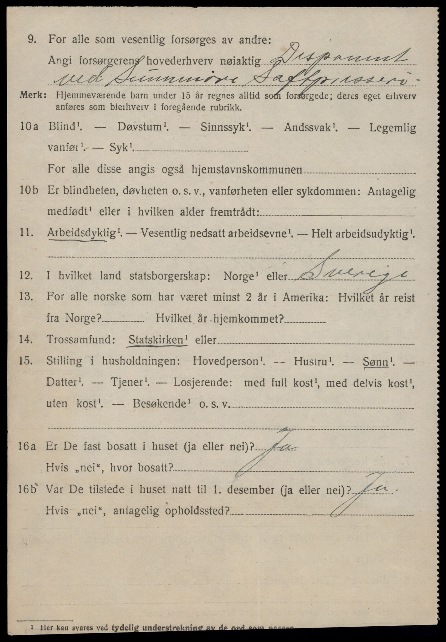 SAT, Folketelling 1920 for 1525 Stranda herred, 1920, s. 2420
