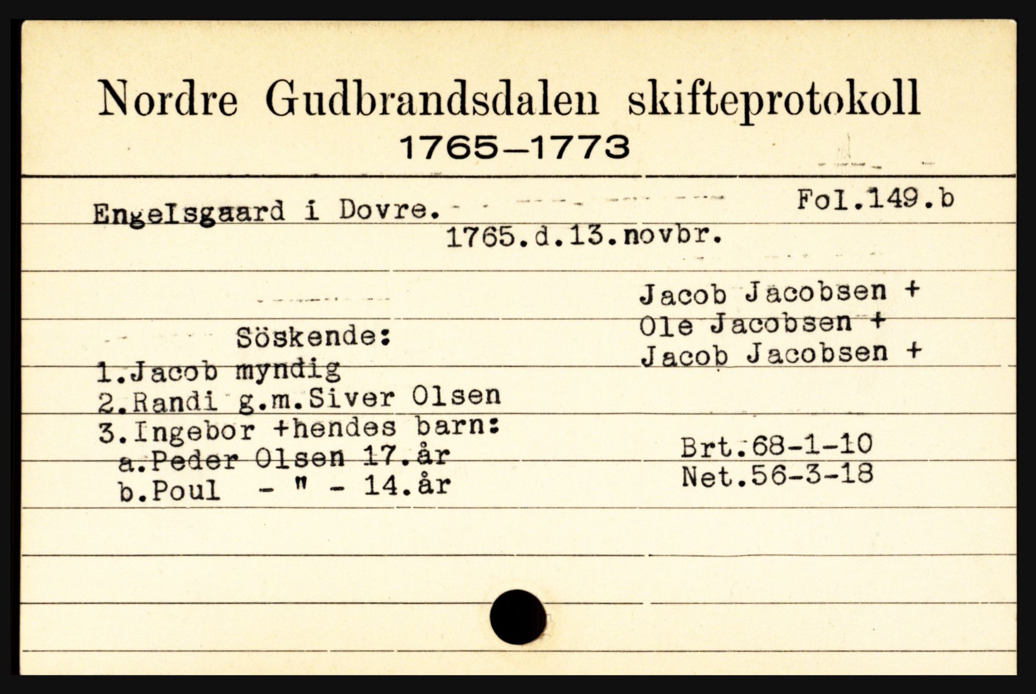 Nord-Gudbrandsdal tingrett, SAH/TING-002/J, 1658-1900, s. 2681