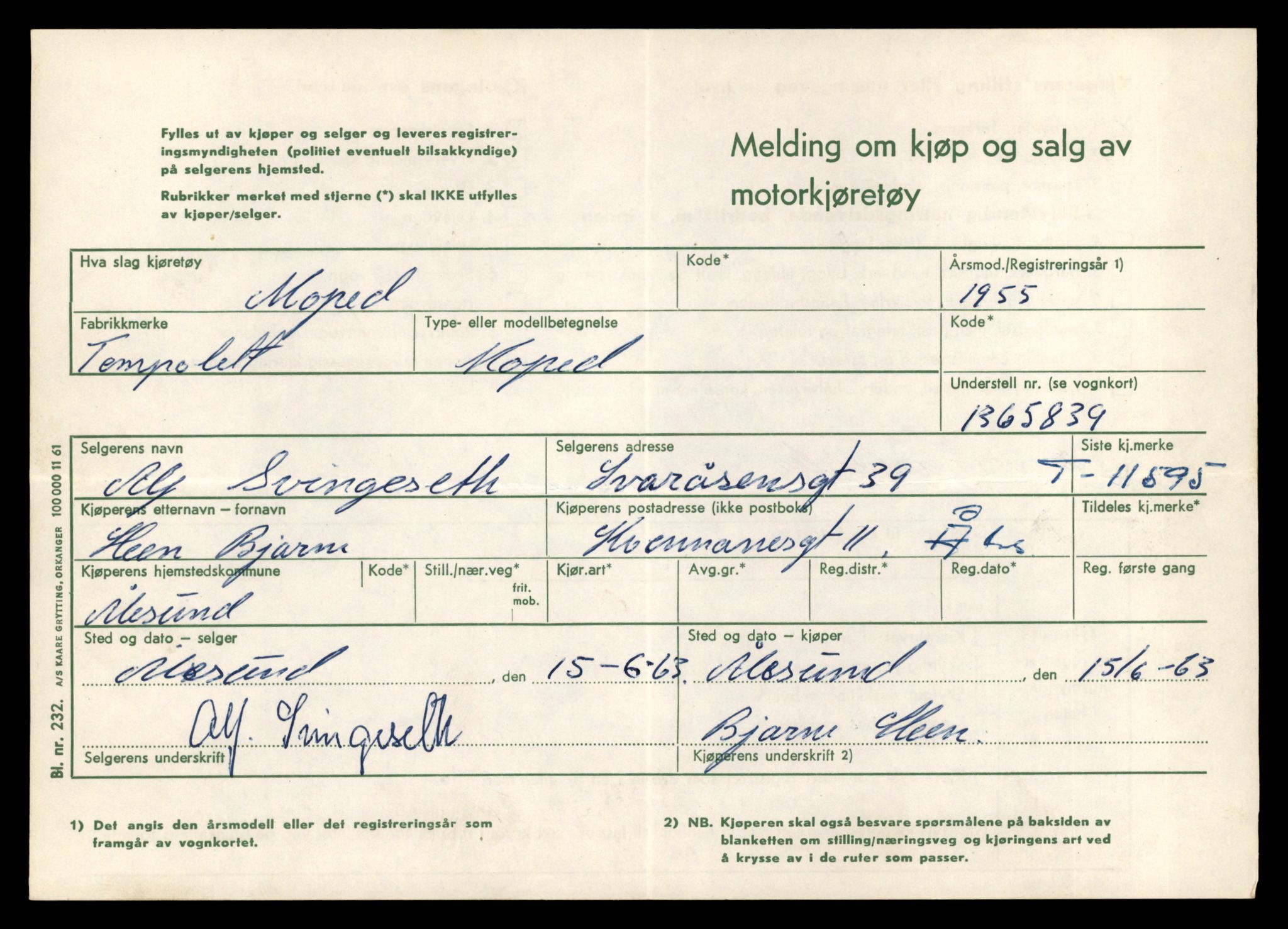 Møre og Romsdal vegkontor - Ålesund trafikkstasjon, AV/SAT-A-4099/F/Fe/L0029: Registreringskort for kjøretøy T 11430 - T 11619, 1927-1998, s. 2653