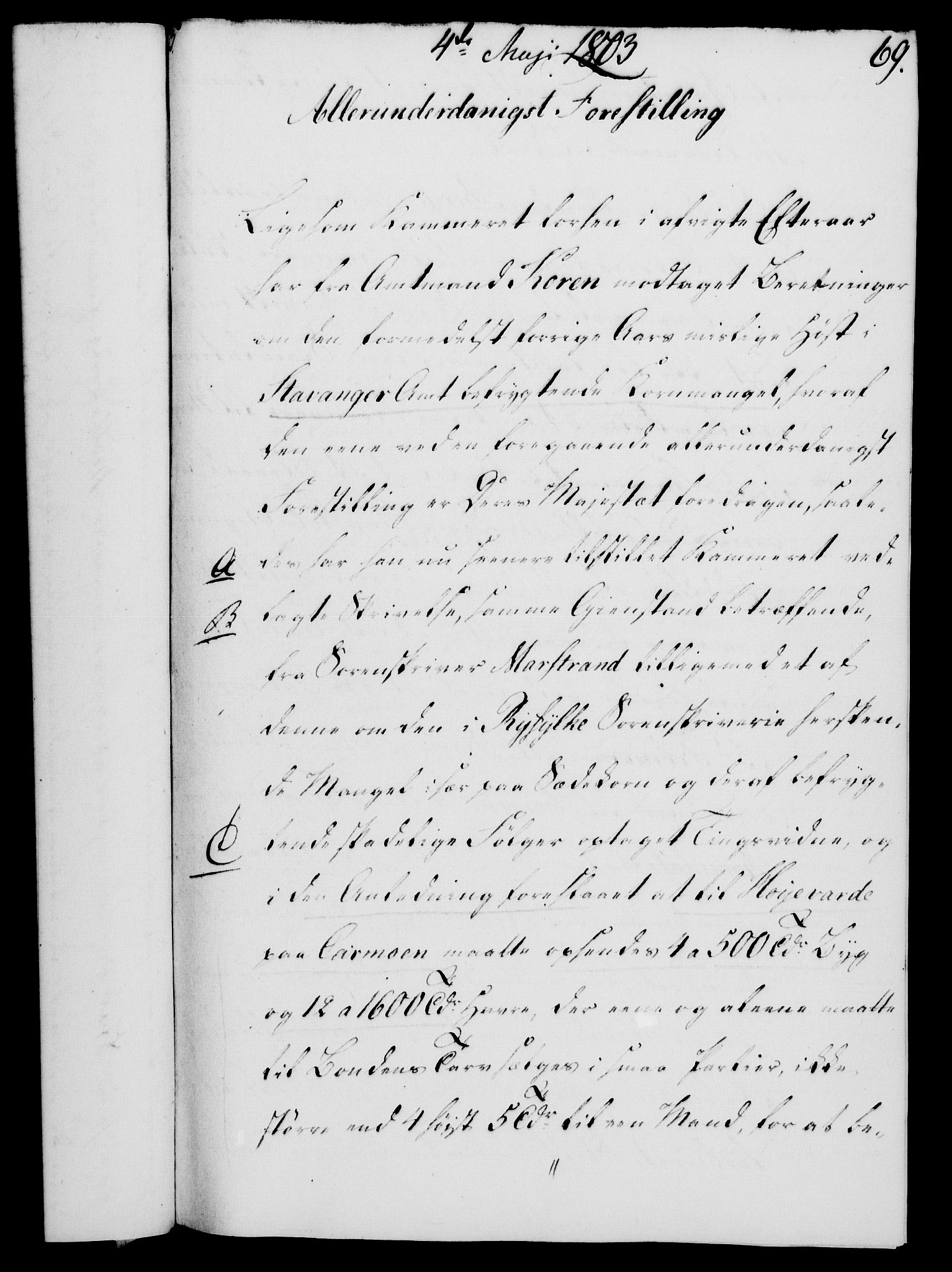 Rentekammeret, Kammerkanselliet, AV/RA-EA-3111/G/Gf/Gfa/L0085: Norsk relasjons- og resolusjonsprotokoll (merket RK 52.85), 1803, s. 429