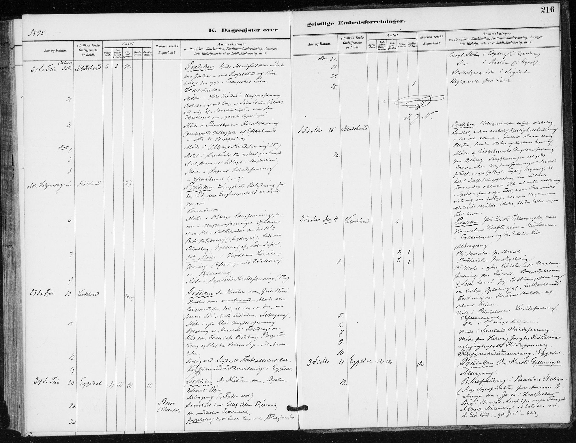 Krødsherad kirkebøker, SAKO/A-19/F/Fa/L0006: Ministerialbok nr. 6, 1889-1899, s. 216