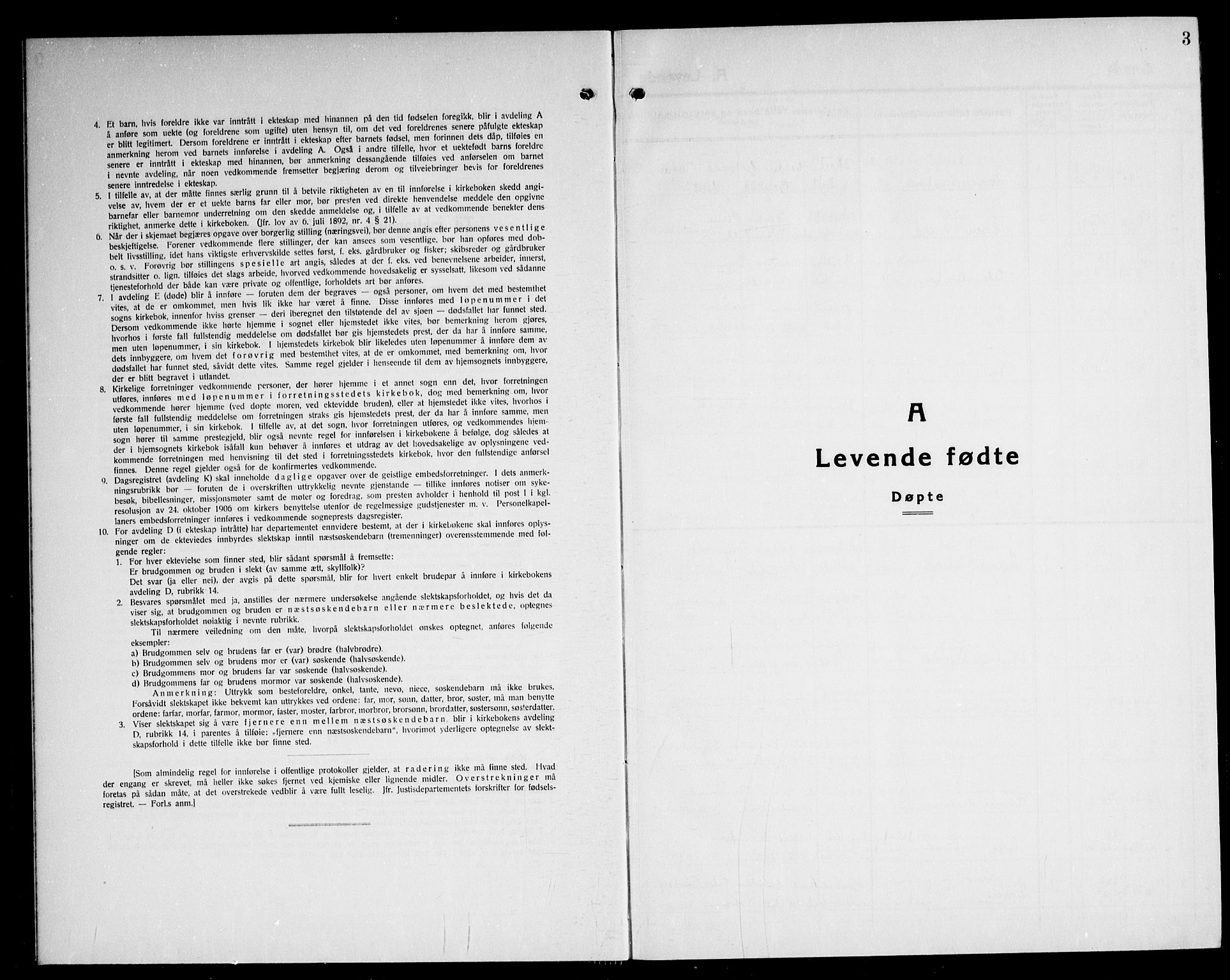 Eidsvoll prestekontor Kirkebøker, AV/SAO-A-10888/G/Ga/L0012: Klokkerbok nr. I 12, 1928-1946, s. 3
