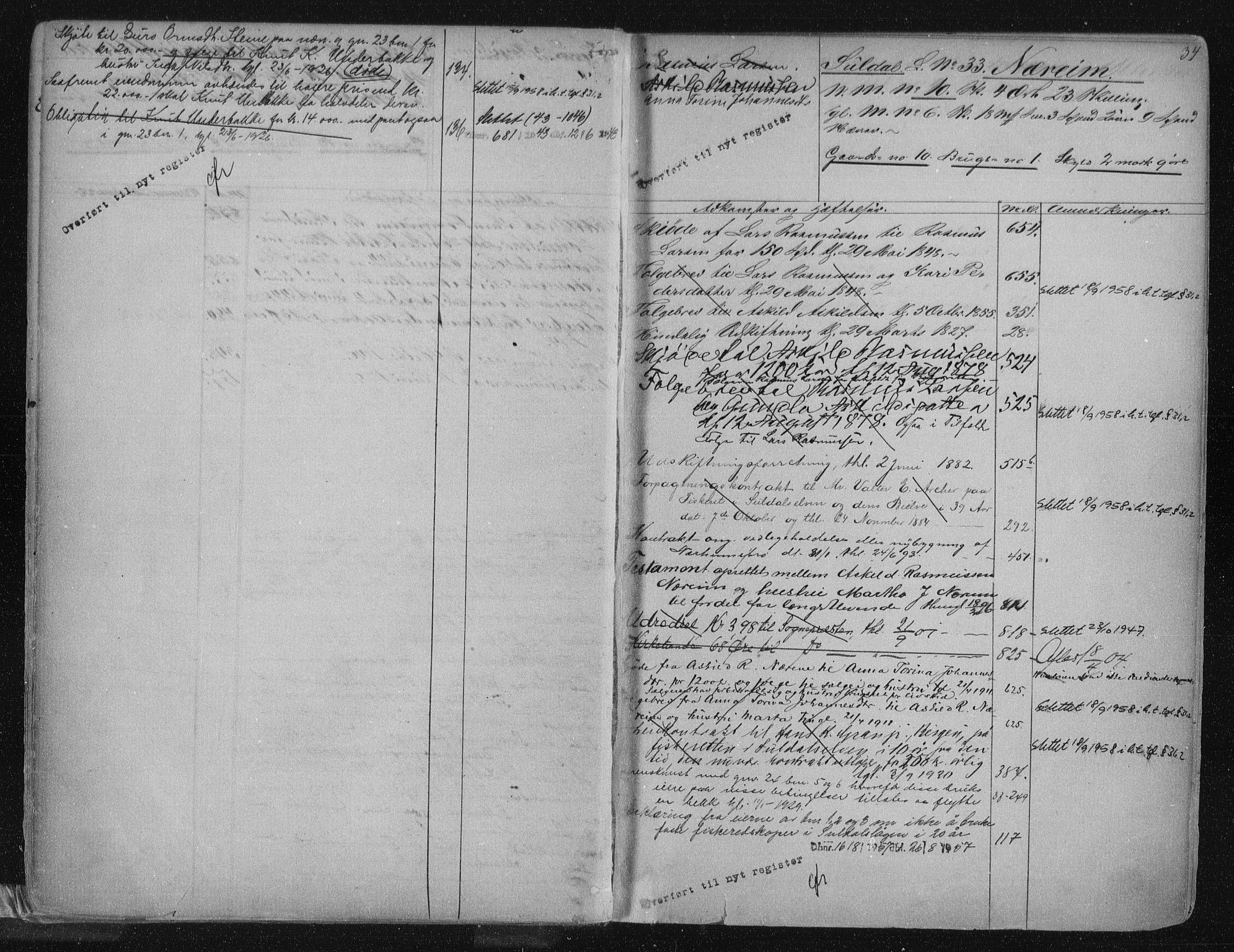 Ryfylke tingrett, AV/SAST-A-100055/001/II/IIA/L0046: Panteregister nr. II A 46, 1866, s. 34