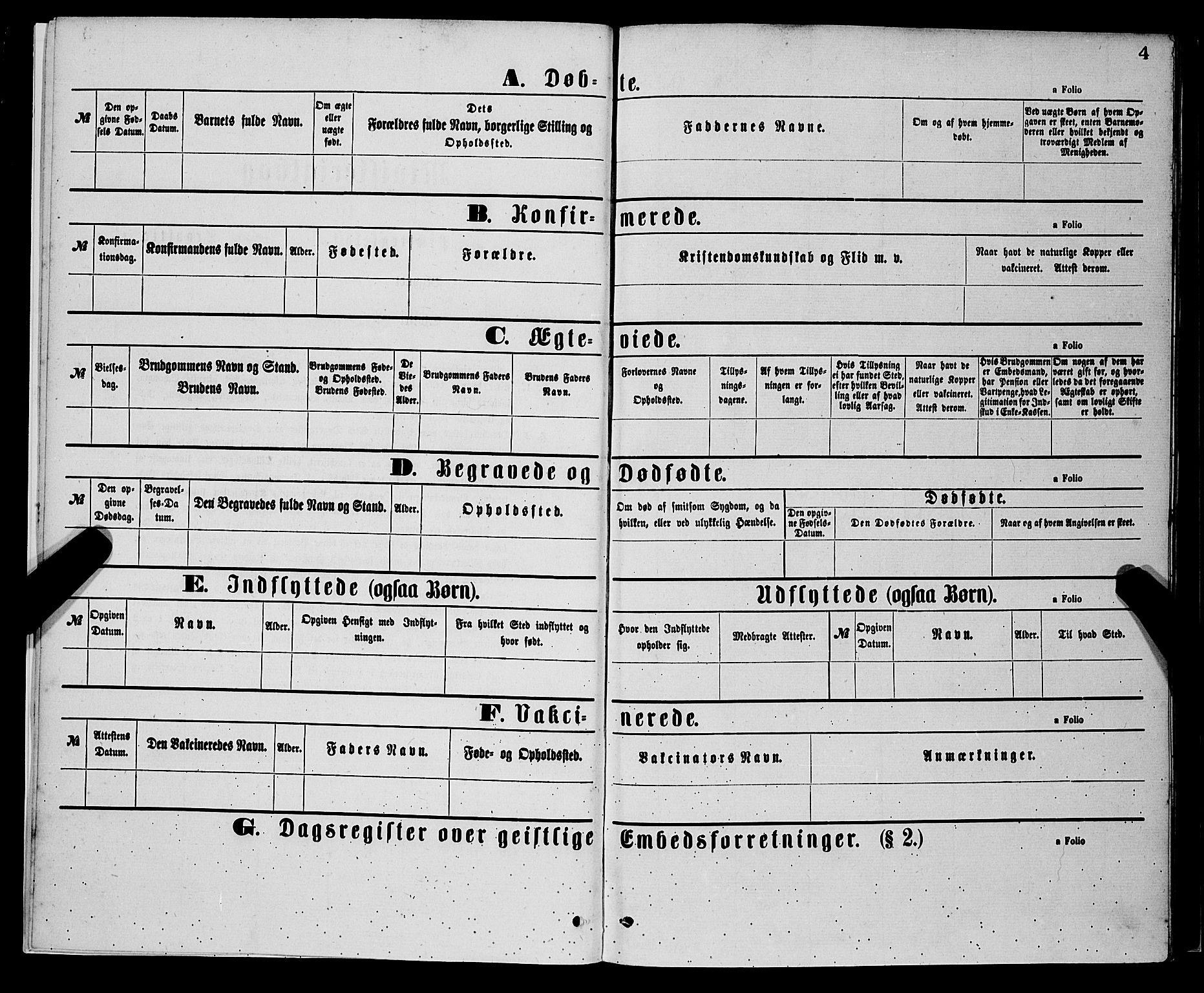 Domkirken sokneprestembete, AV/SAB-A-74801/H/Hab/L0014: Klokkerbok nr. B 7, 1877-1878, s. 4