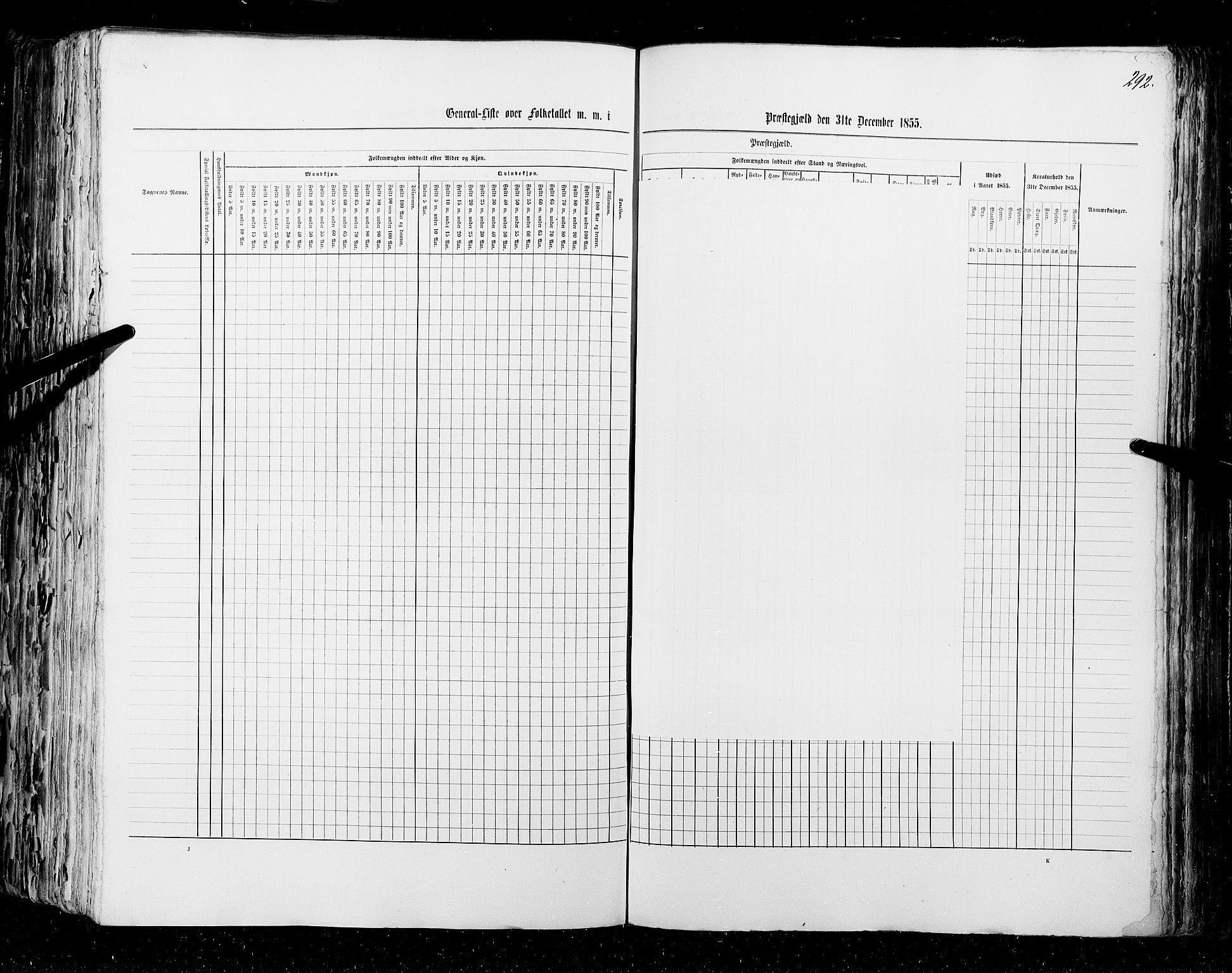 RA, Folketellingen 1855, bind 1: Akershus amt, Smålenenes amt og Hedemarken amt, 1855, s. 292