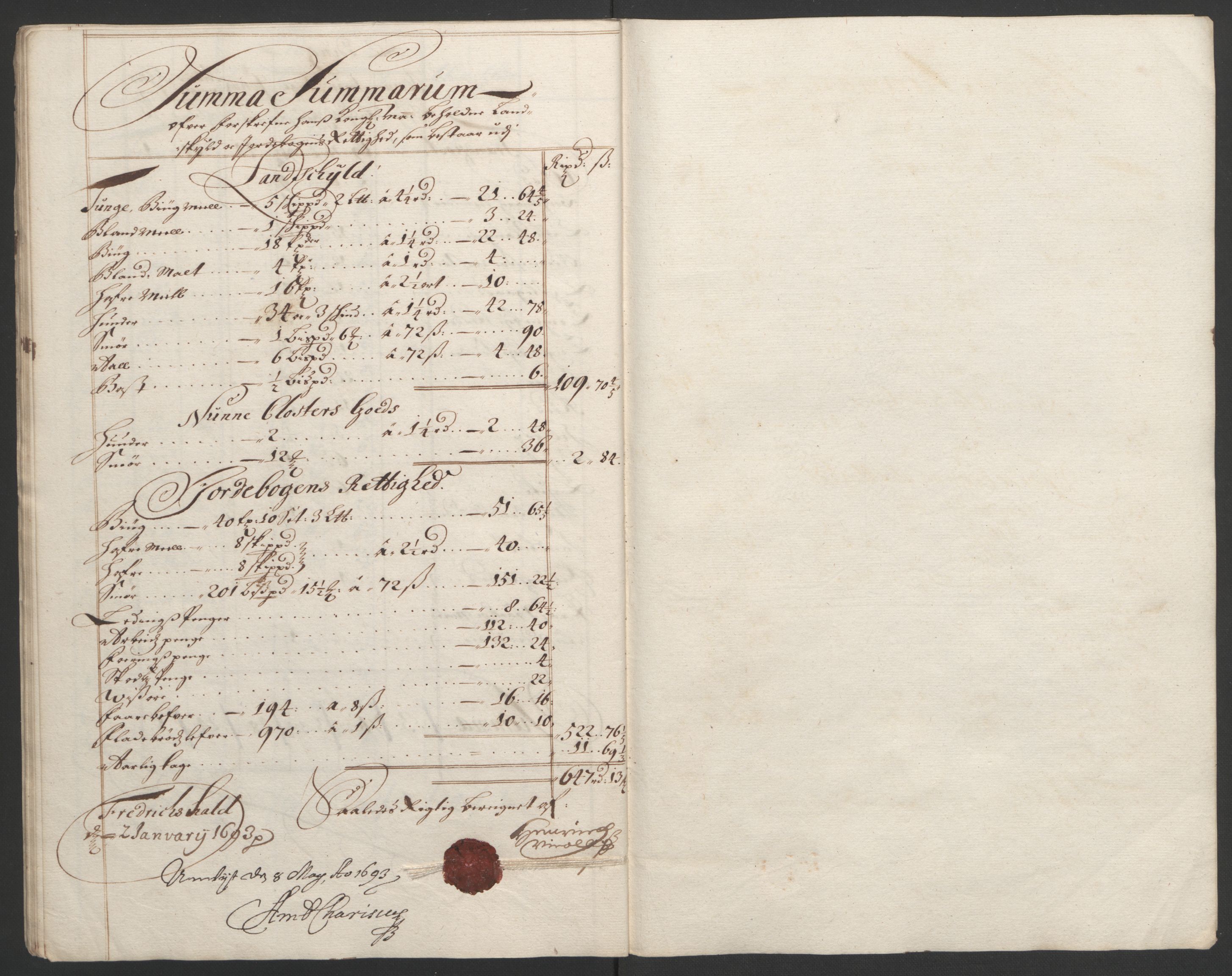 Rentekammeret inntil 1814, Reviderte regnskaper, Fogderegnskap, RA/EA-4092/R01/L0011: Fogderegnskap Idd og Marker, 1692-1693, s. 36