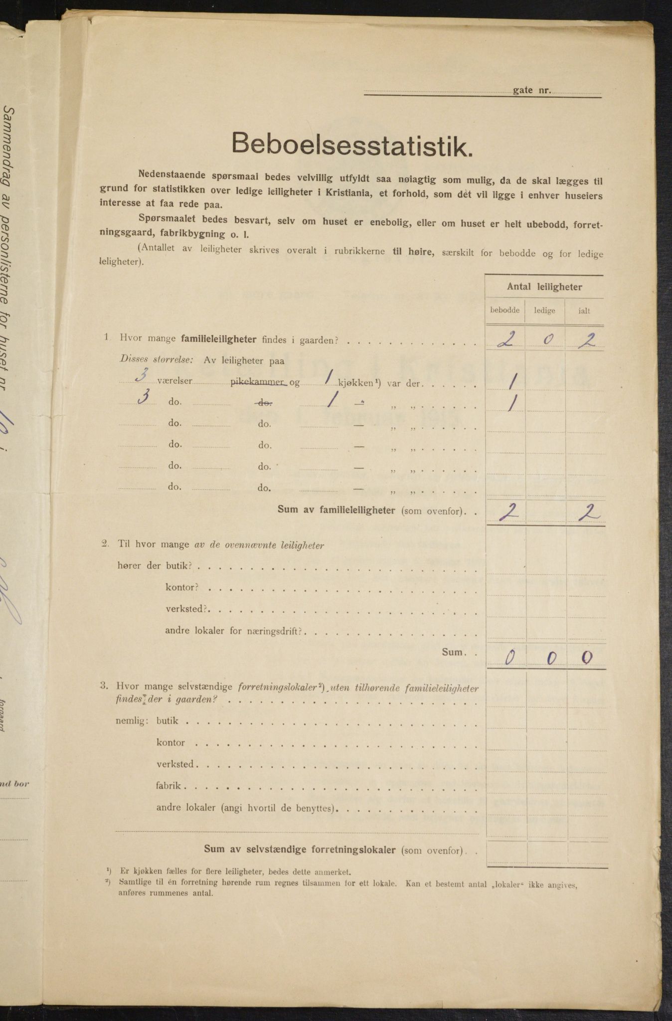 OBA, Kommunal folketelling 1.2.1915 for Kristiania, 1915, s. 64805