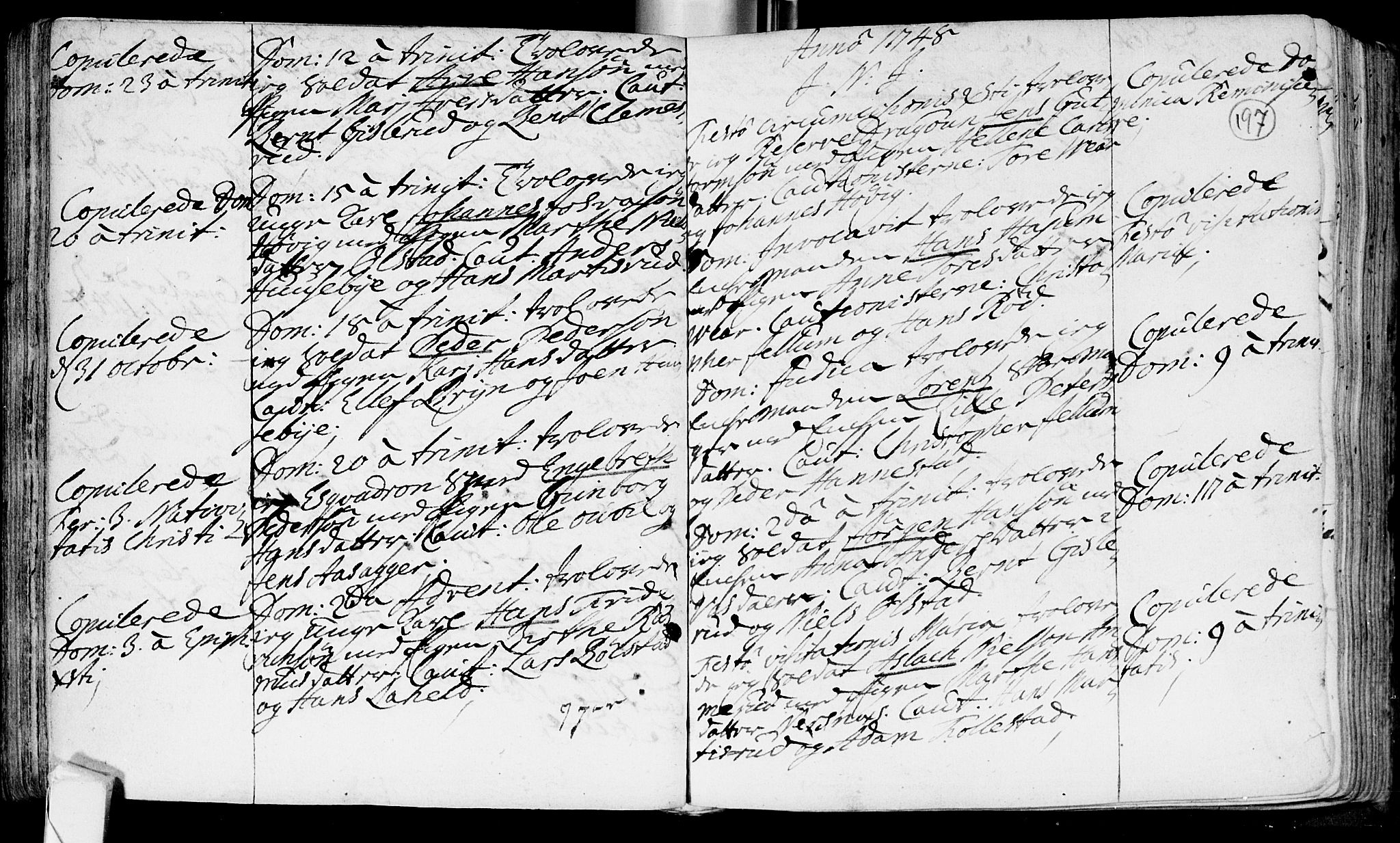 Røyken kirkebøker, SAKO/A-241/F/Fa/L0002: Ministerialbok nr. 2, 1731-1782, s. 197