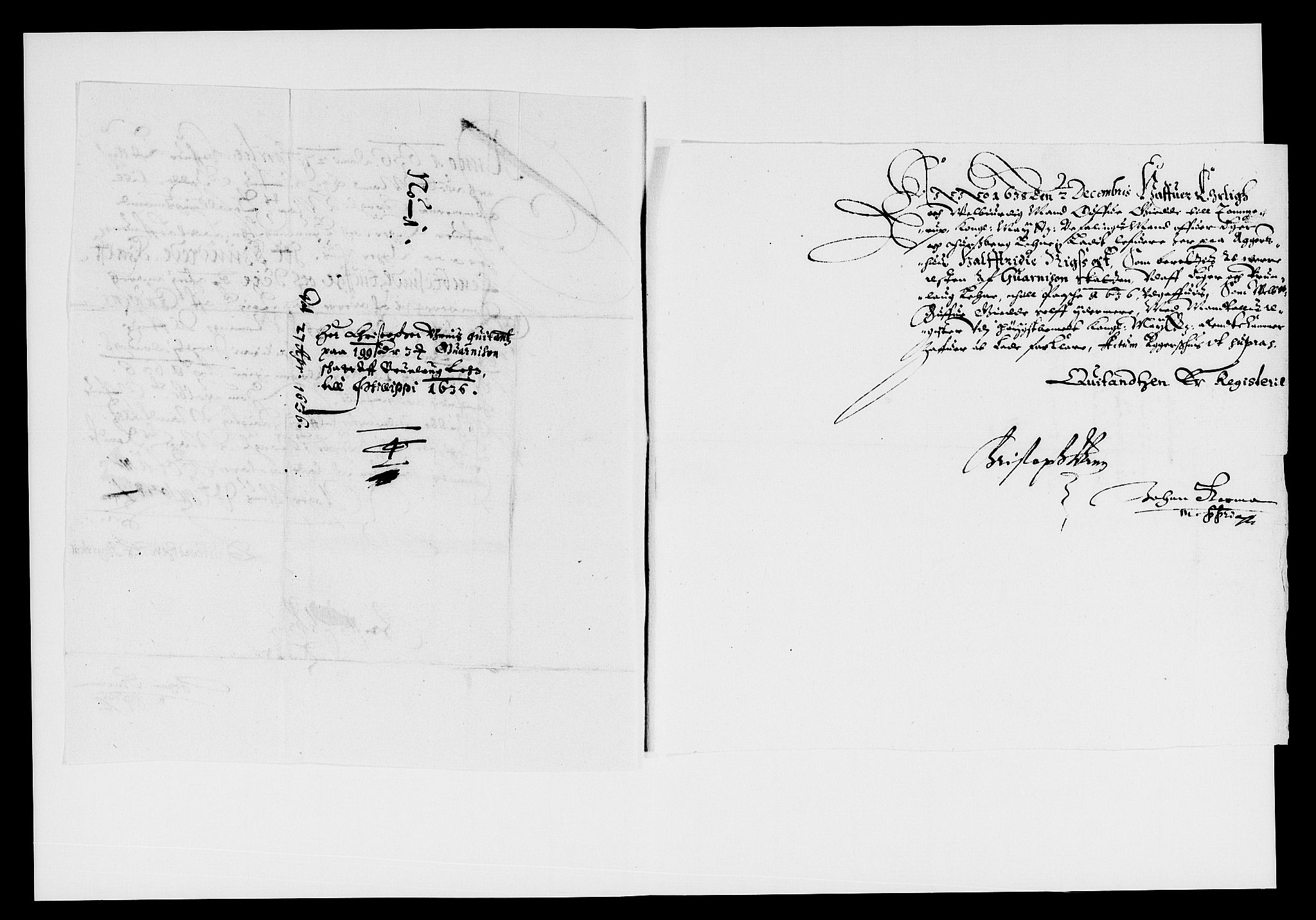 Rentekammeret inntil 1814, Reviderte regnskaper, Lensregnskaper, AV/RA-EA-5023/R/Rb/Rbl/L0006: Brunla len med Eiker len 1626-37, 1635-1638