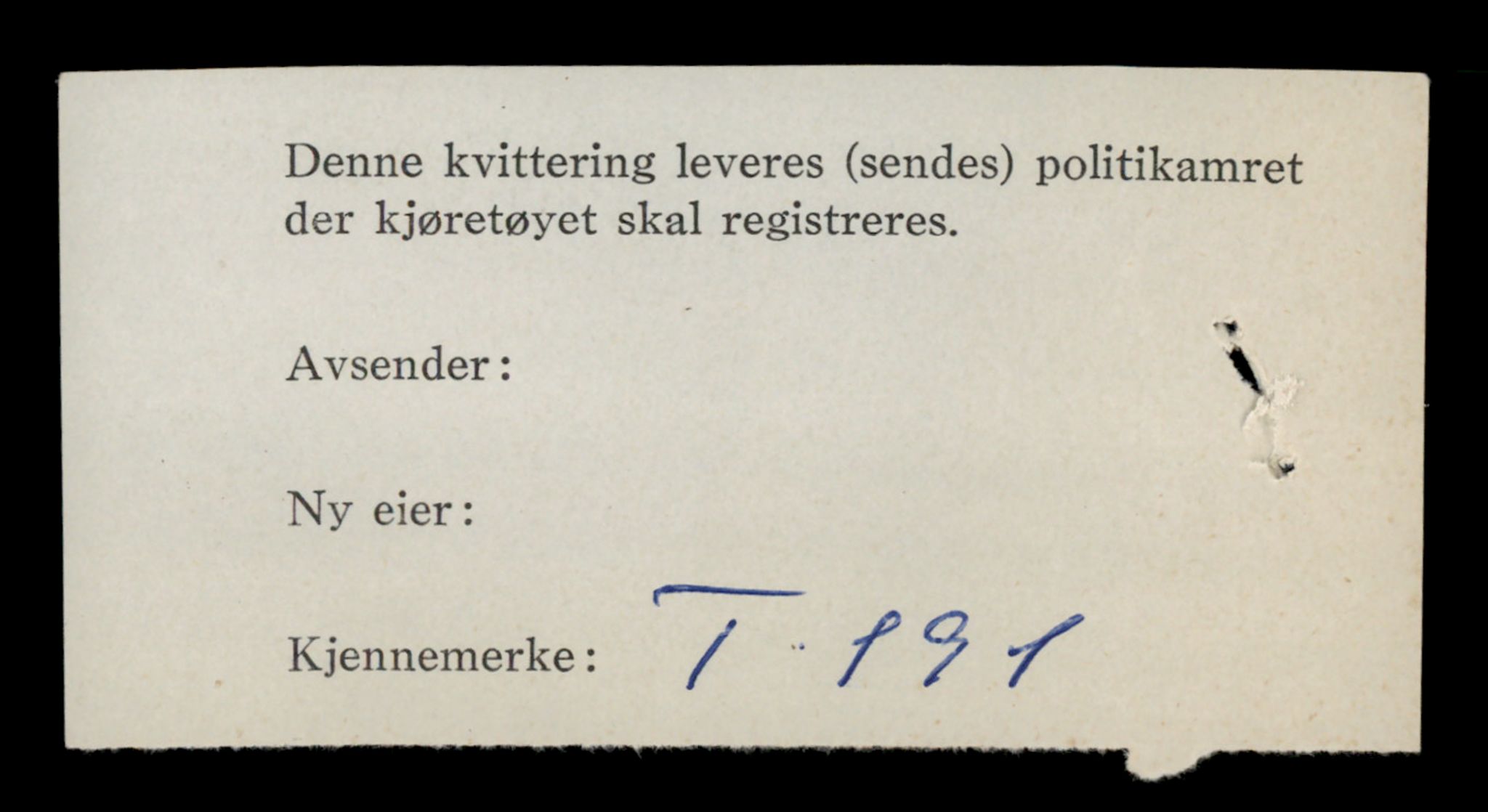 Møre og Romsdal vegkontor - Ålesund trafikkstasjon, AV/SAT-A-4099/F/Fe/L0002: Registreringskort for kjøretøy T 128 - T 231, 1927-1998, s. 1891