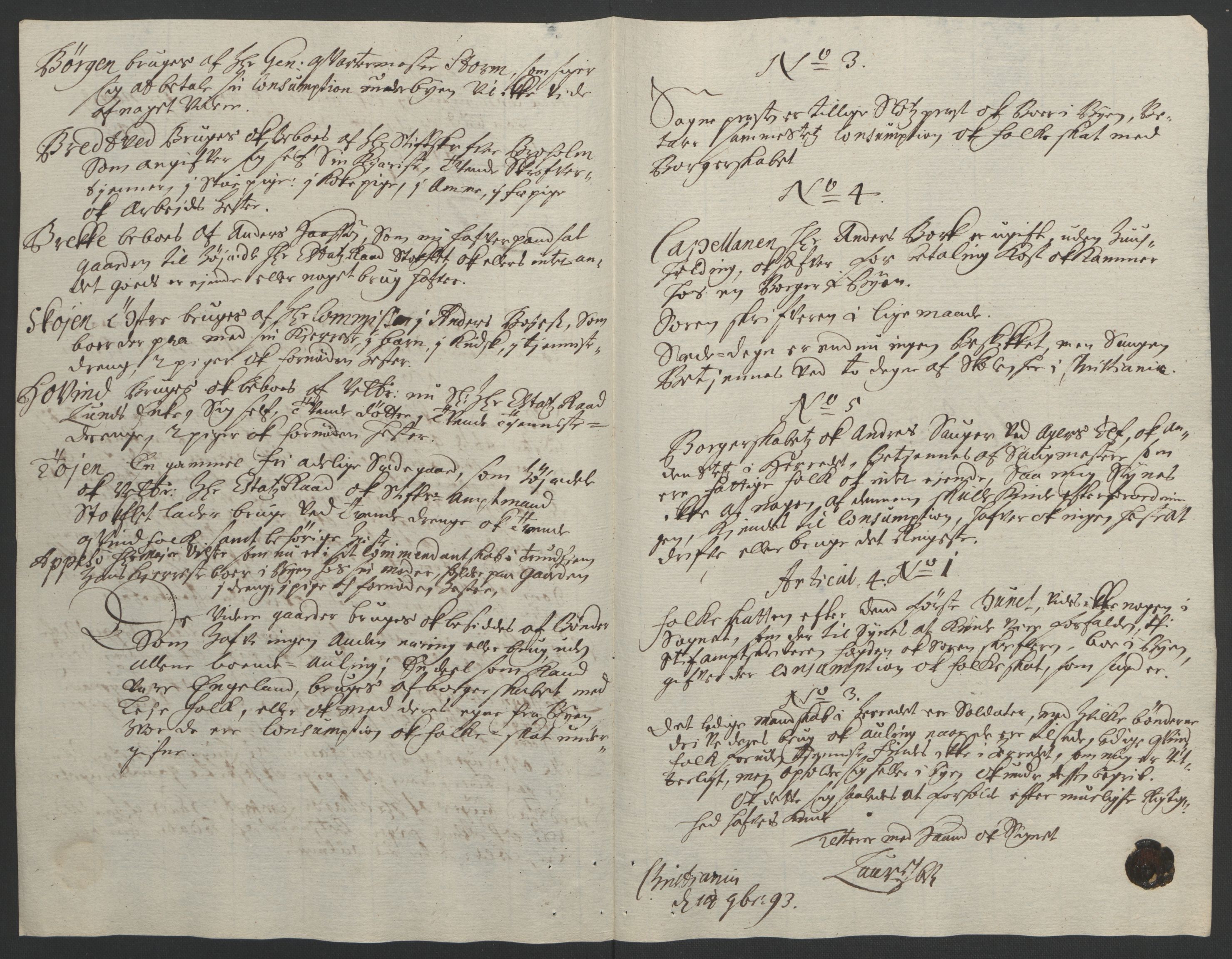 Rentekammeret inntil 1814, Reviderte regnskaper, Fogderegnskap, AV/RA-EA-4092/R08/L0426: Fogderegnskap Aker, 1692-1693, s. 372