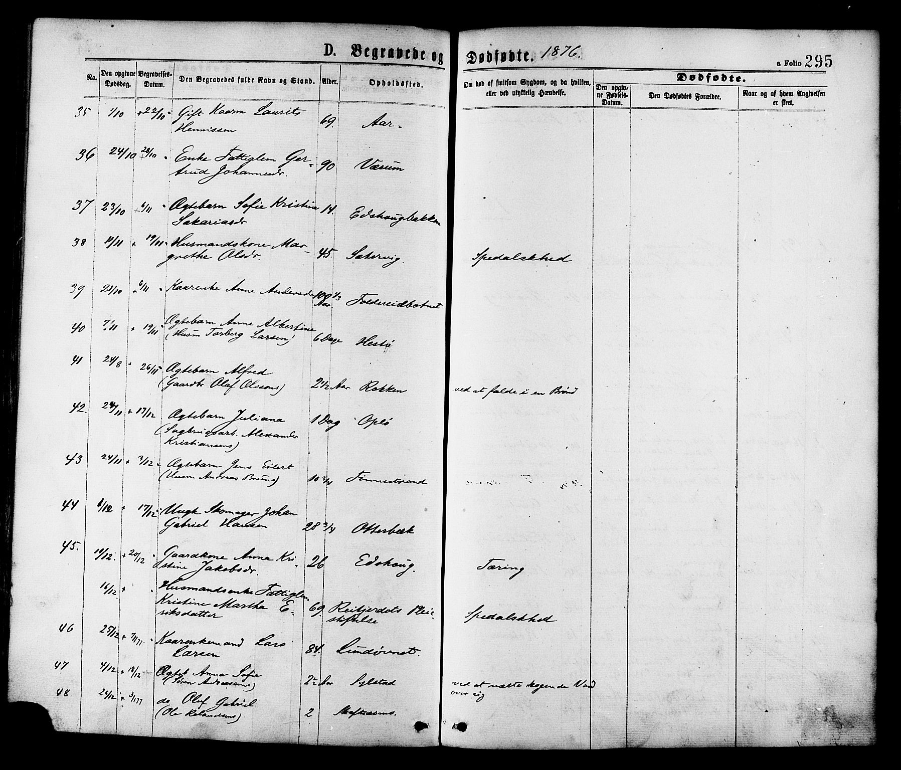 Ministerialprotokoller, klokkerbøker og fødselsregistre - Nord-Trøndelag, AV/SAT-A-1458/780/L0642: Ministerialbok nr. 780A07 /1, 1874-1885, s. 295