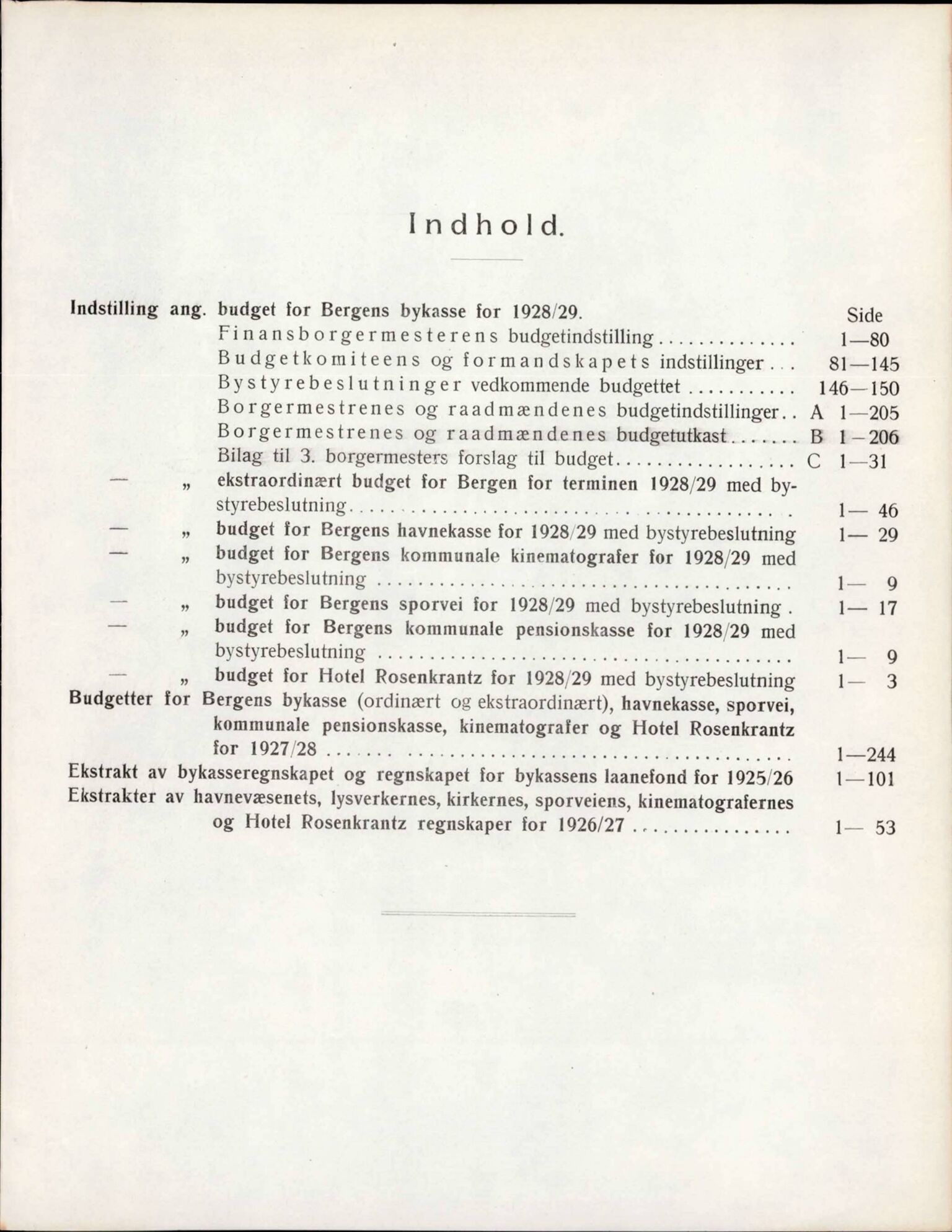 Bergen kommune. Formannskapet, BBA/A-0003/Ad/L0117: Bergens Kommuneforhandlinger, bind II, 1928