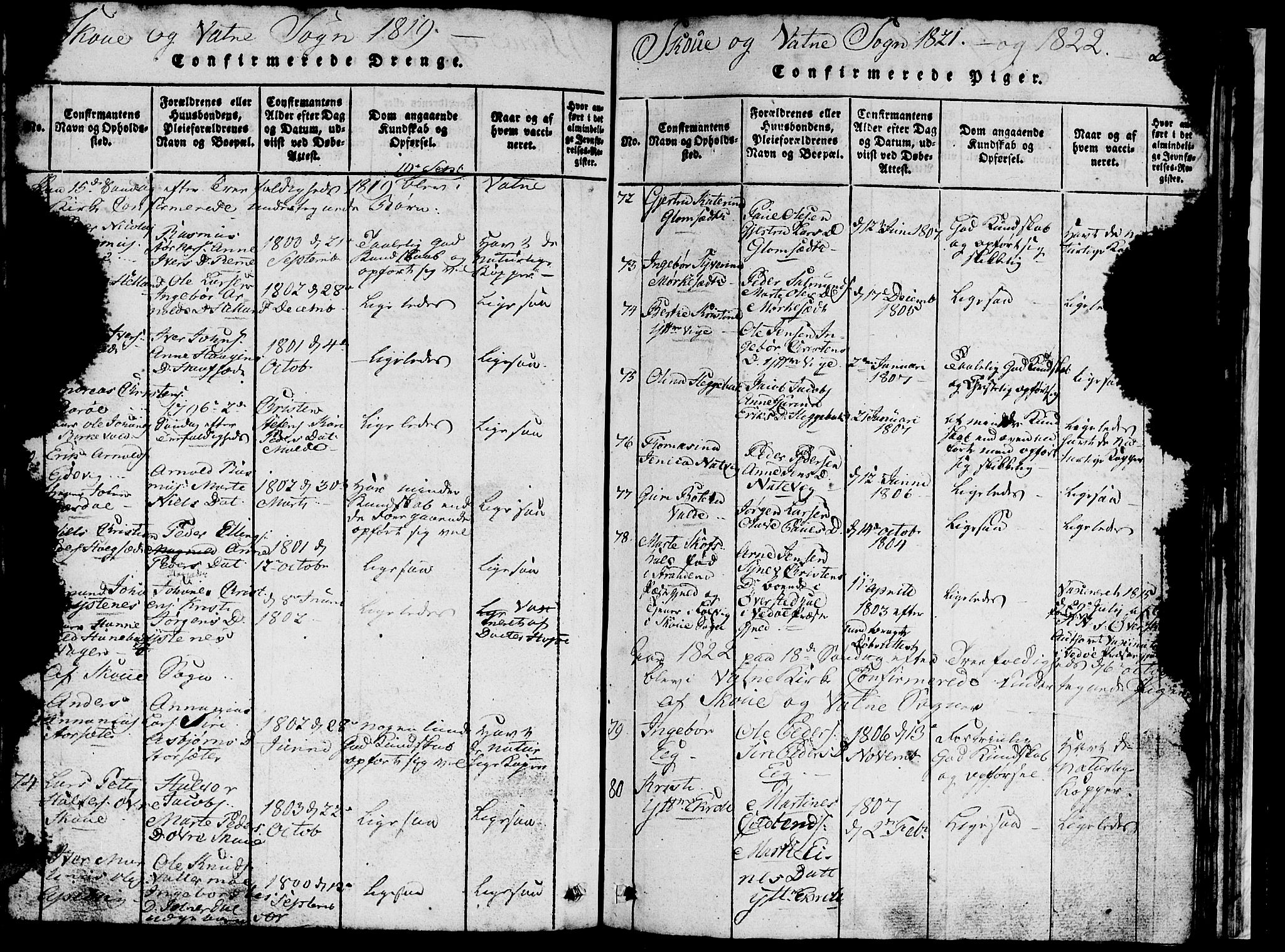 Ministerialprotokoller, klokkerbøker og fødselsregistre - Møre og Romsdal, AV/SAT-A-1454/524/L0360: Klokkerbok nr. 524C01, 1816-1830, s. 238