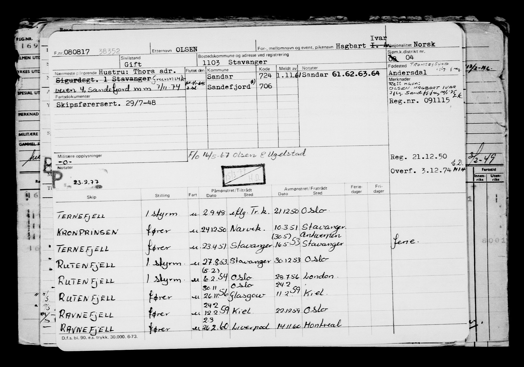 Direktoratet for sjømenn, AV/RA-S-3545/G/Gb/L0150: Hovedkort, 1917, s. 782