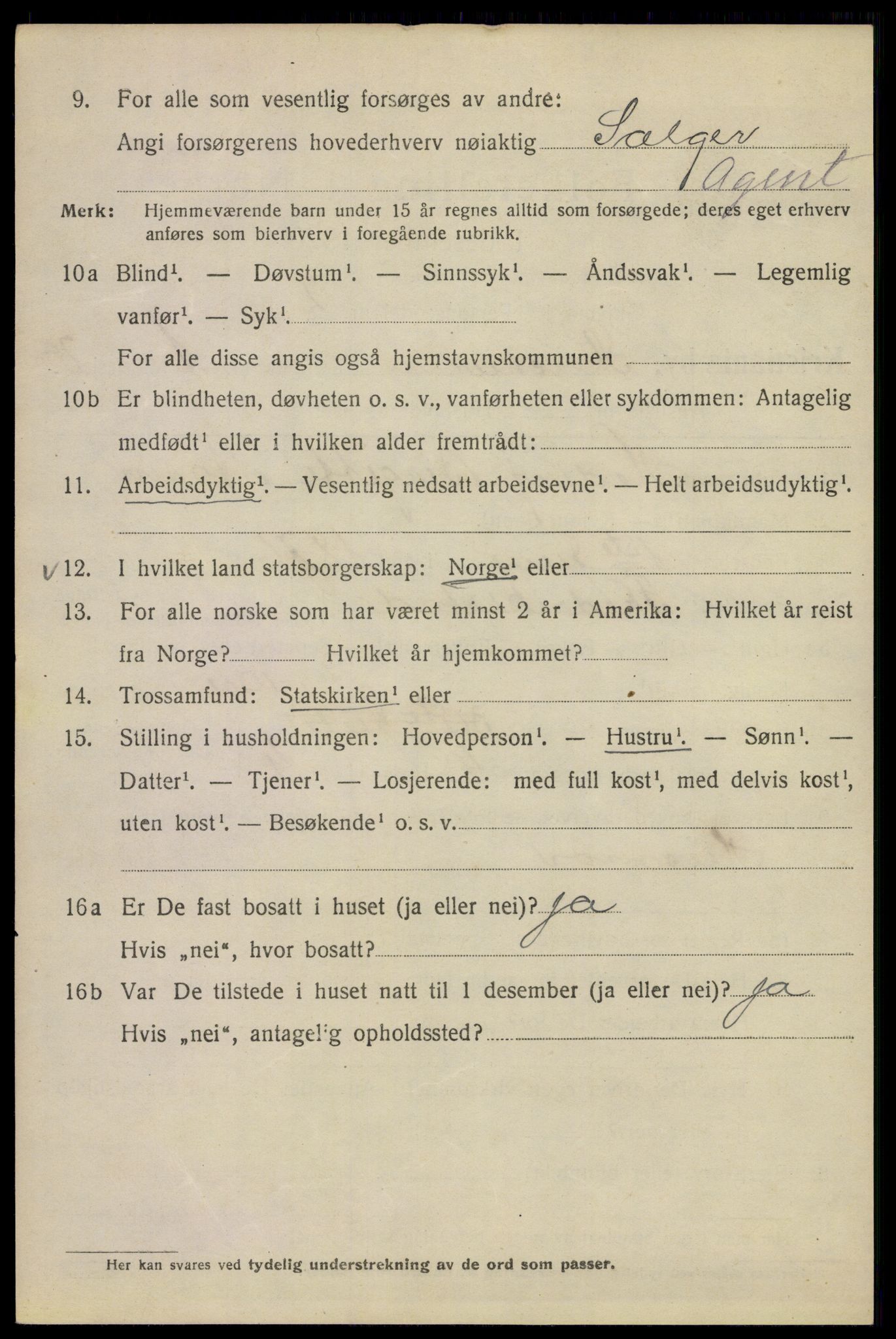 SAO, Folketelling 1920 for 0301 Kristiania kjøpstad, 1920, s. 461166