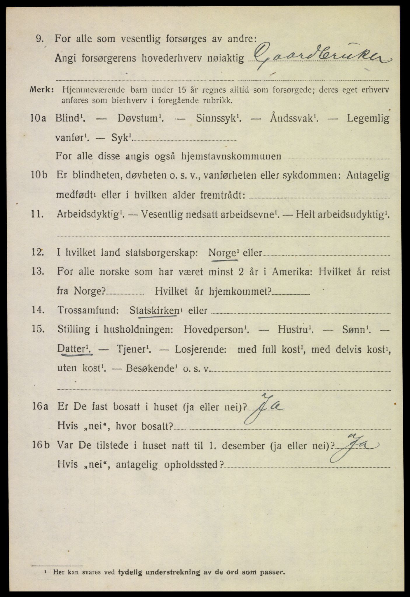 SAH, Folketelling 1920 for 0428 Trysil herred, 1920, s. 10656