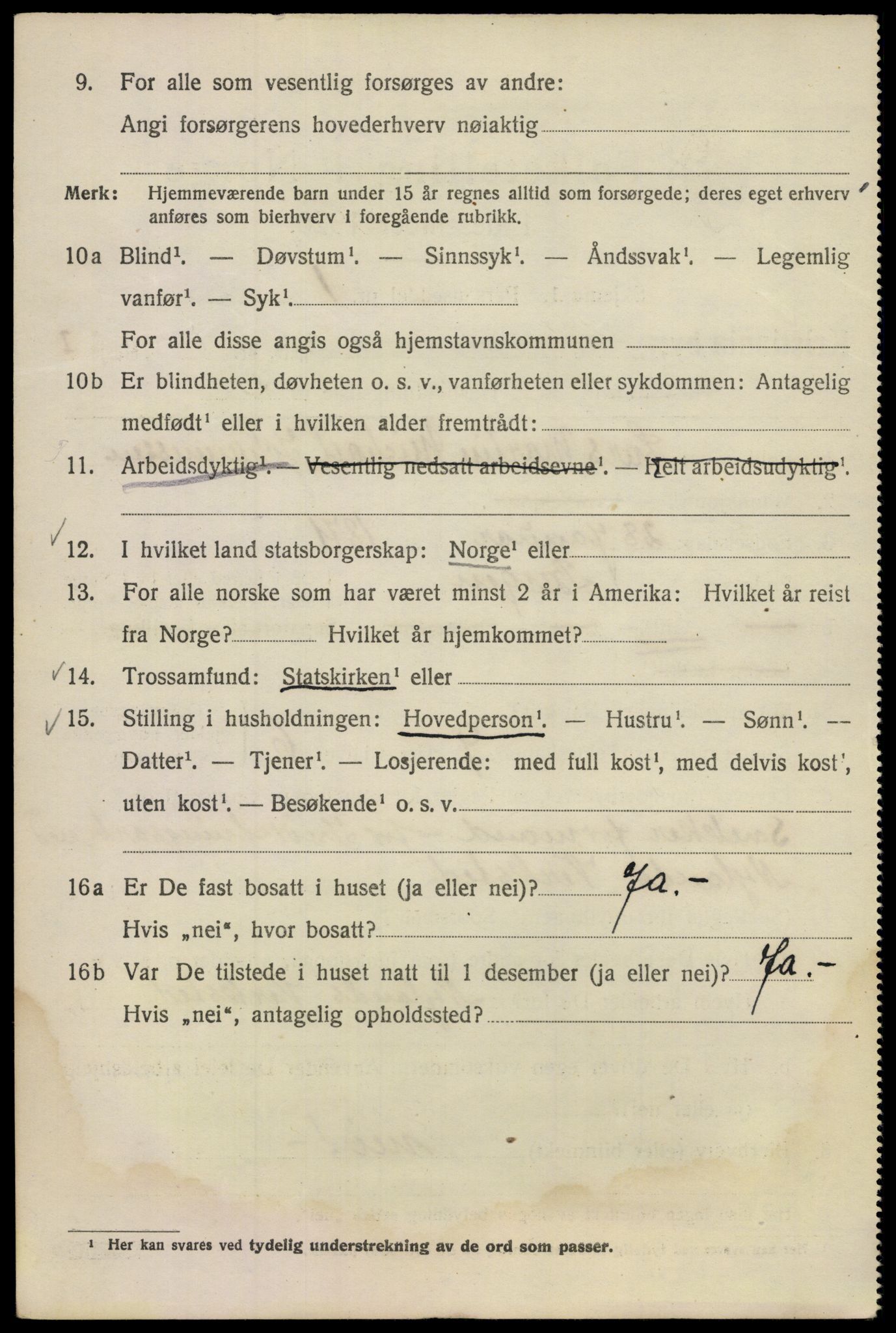 SAO, Folketelling 1920 for 0301 Kristiania kjøpstad, 1920, s. 405510