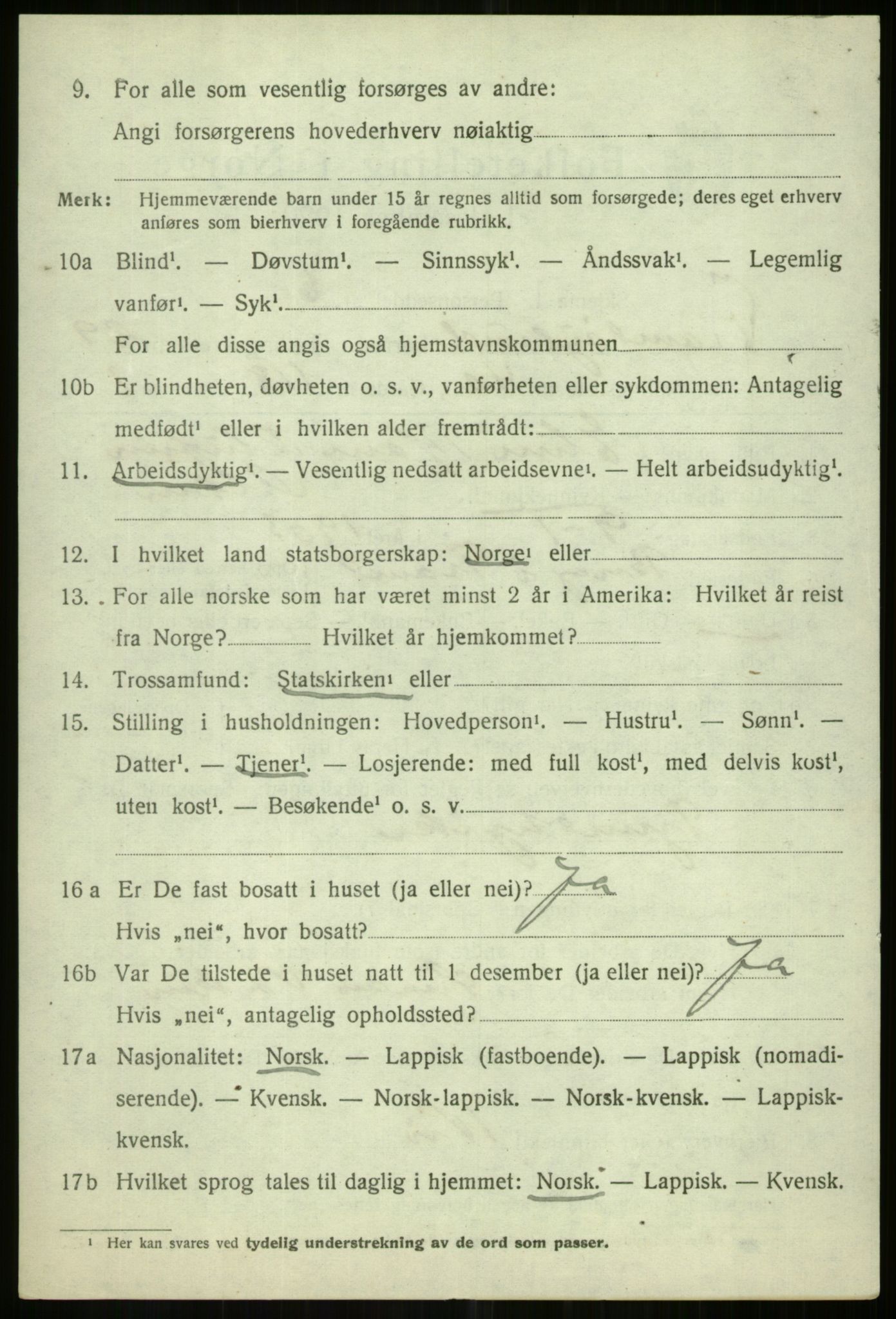 SATØ, Folketelling 1920 for 1934 Tromsøysund herred, 1920, s. 13841