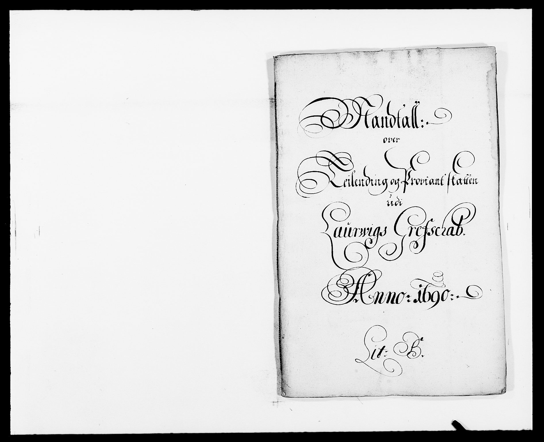 Rentekammeret inntil 1814, Reviderte regnskaper, Fogderegnskap, RA/EA-4092/R33/L1972: Fogderegnskap Larvik grevskap, 1690-1691, s. 23