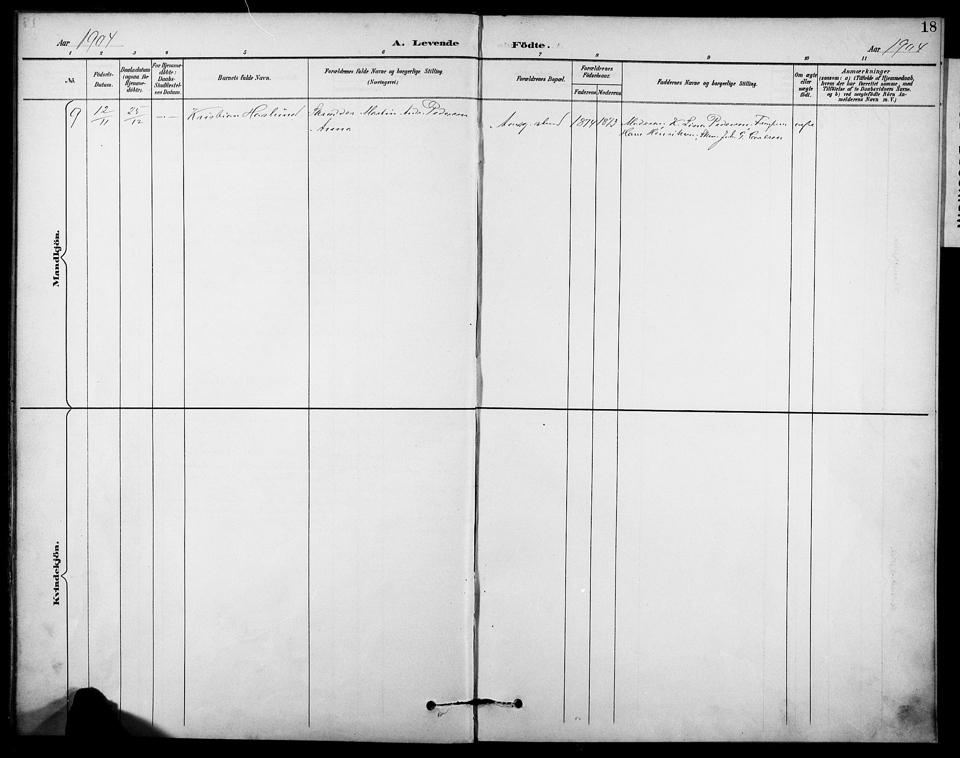 Borre kirkebøker, AV/SAKO-A-338/F/Fb/L0002: Ministerialbok nr. II 2, 1893-1905, s. 18