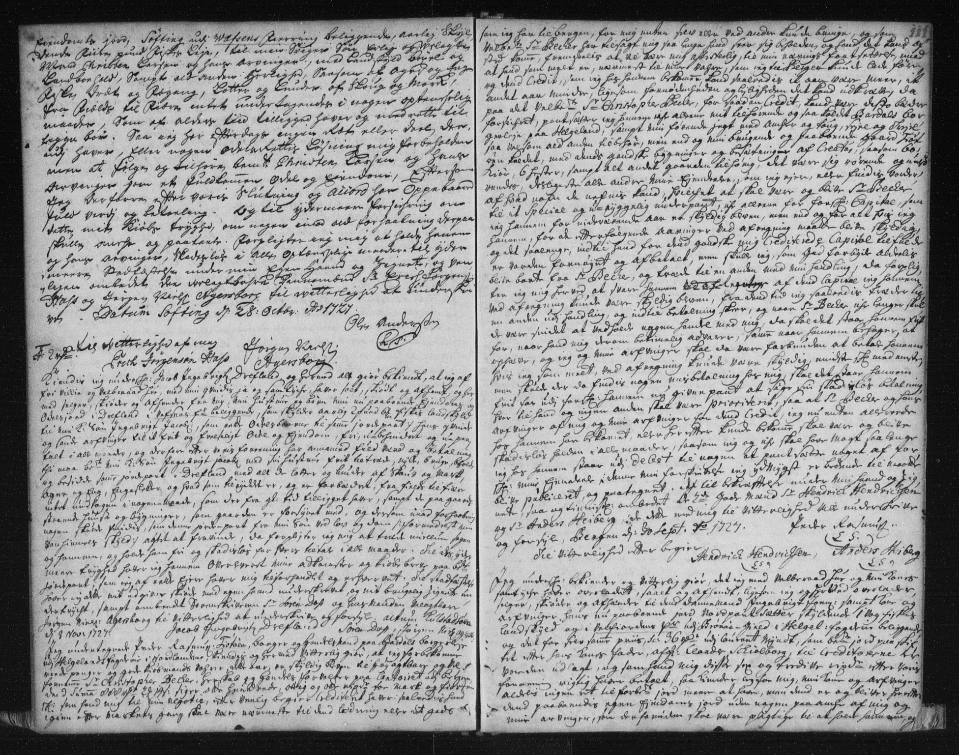 Helgeland sorenskriveri, AV/SAT-A-0004/2/2C/L0001: Pantebok nr. 1a, 1700-1729, s. 111