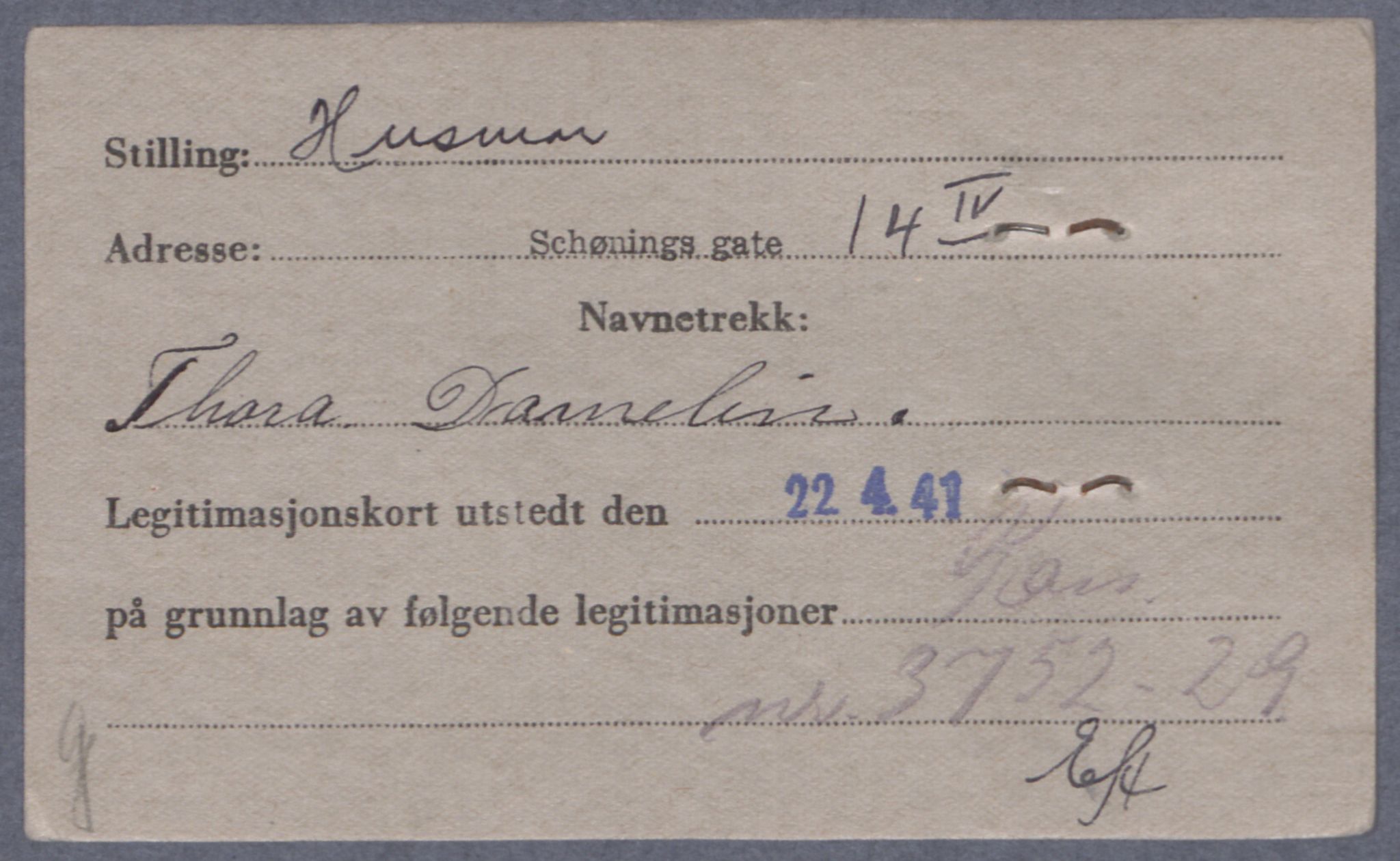 Sosialdepartementet, Våre Falne, RA/S-1708/E/Ee/L0021A: Fotografier av jøder på legitimasjonskort (1941-42), 1941-1942, s. 70