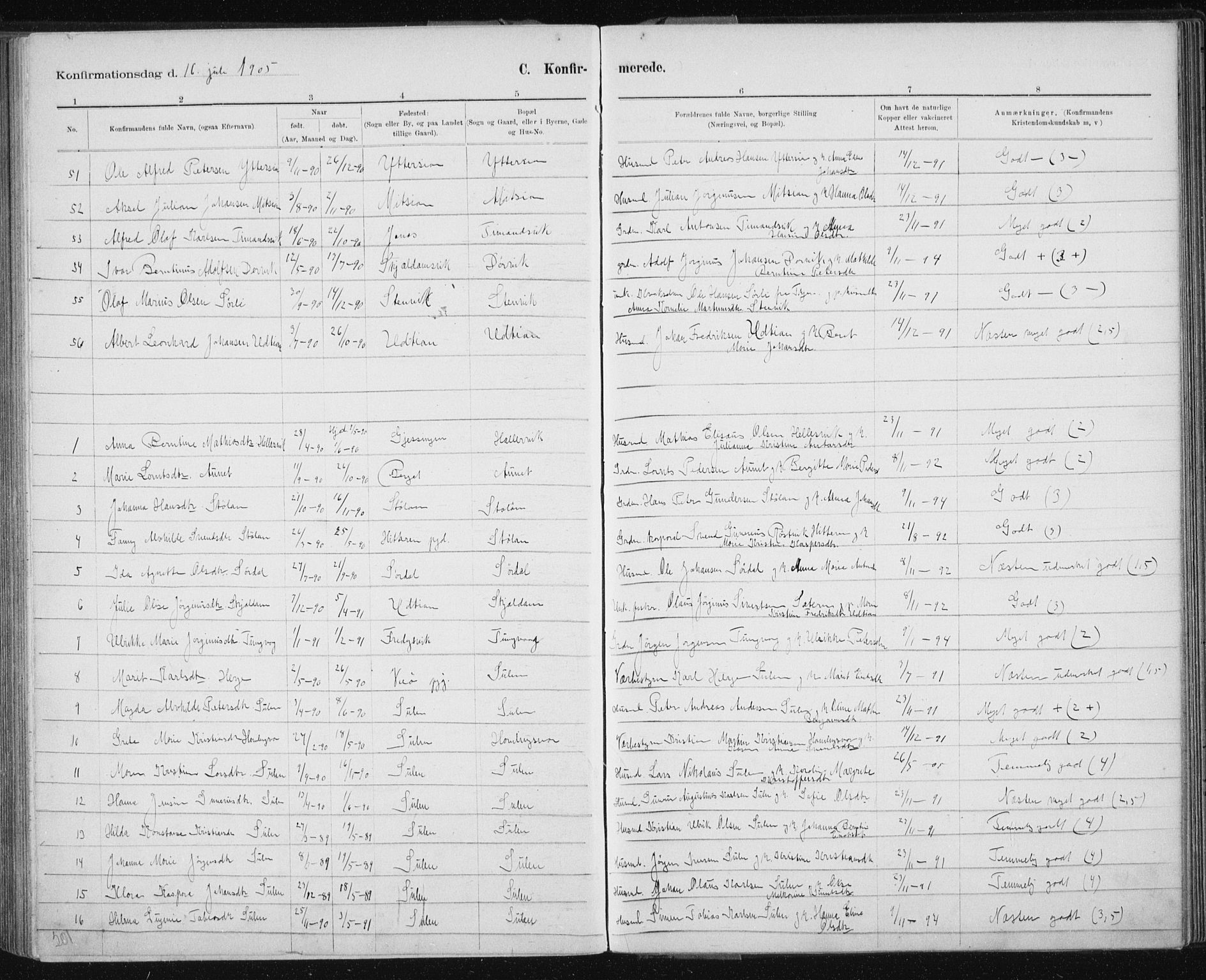 Ministerialprotokoller, klokkerbøker og fødselsregistre - Sør-Trøndelag, AV/SAT-A-1456/640/L0586: Klokkerbok nr. 640C03b, 1891-1908