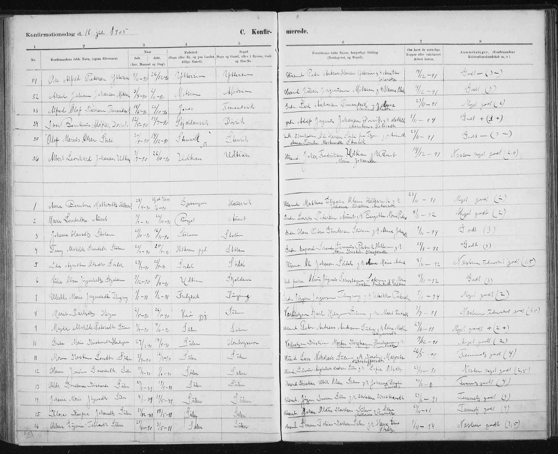 Ministerialprotokoller, klokkerbøker og fødselsregistre - Sør-Trøndelag, SAT/A-1456/640/L0586: Klokkerbok nr. 640C03b, 1891-1908