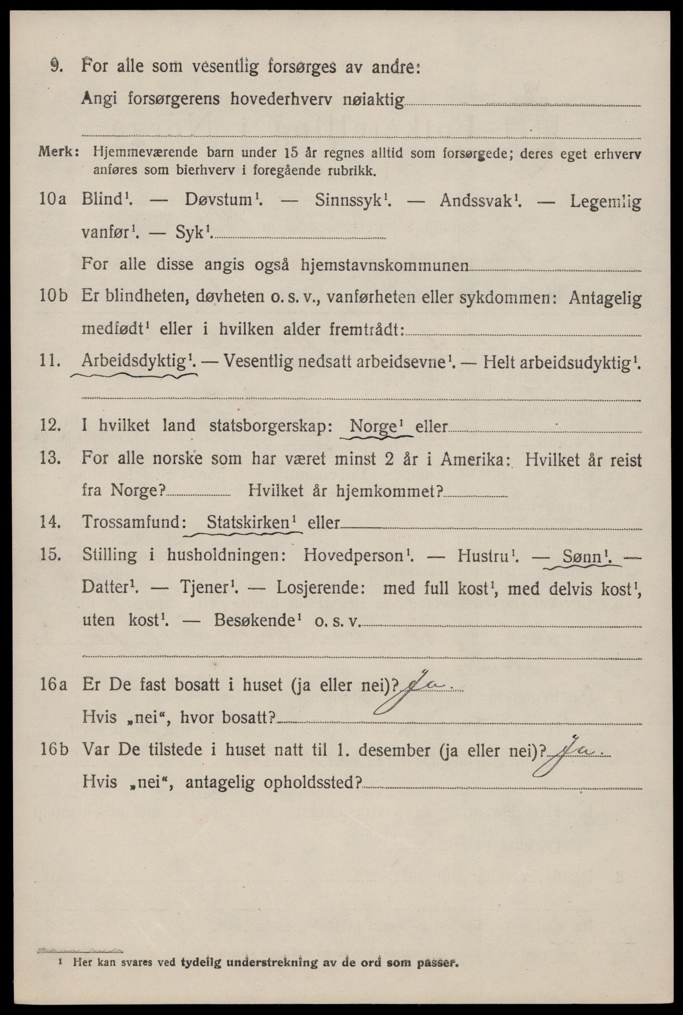 SAKO, Folketelling 1920 for 0830 Nissedal herred, 1920, s. 2298